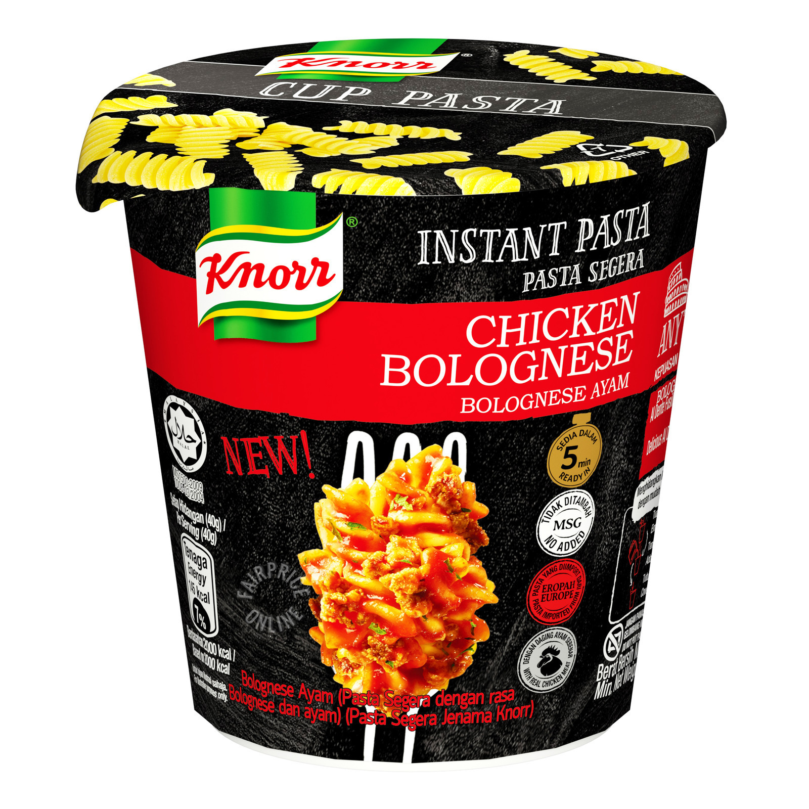 Knorr Instant Cup Pasta - Chicken Bolognese