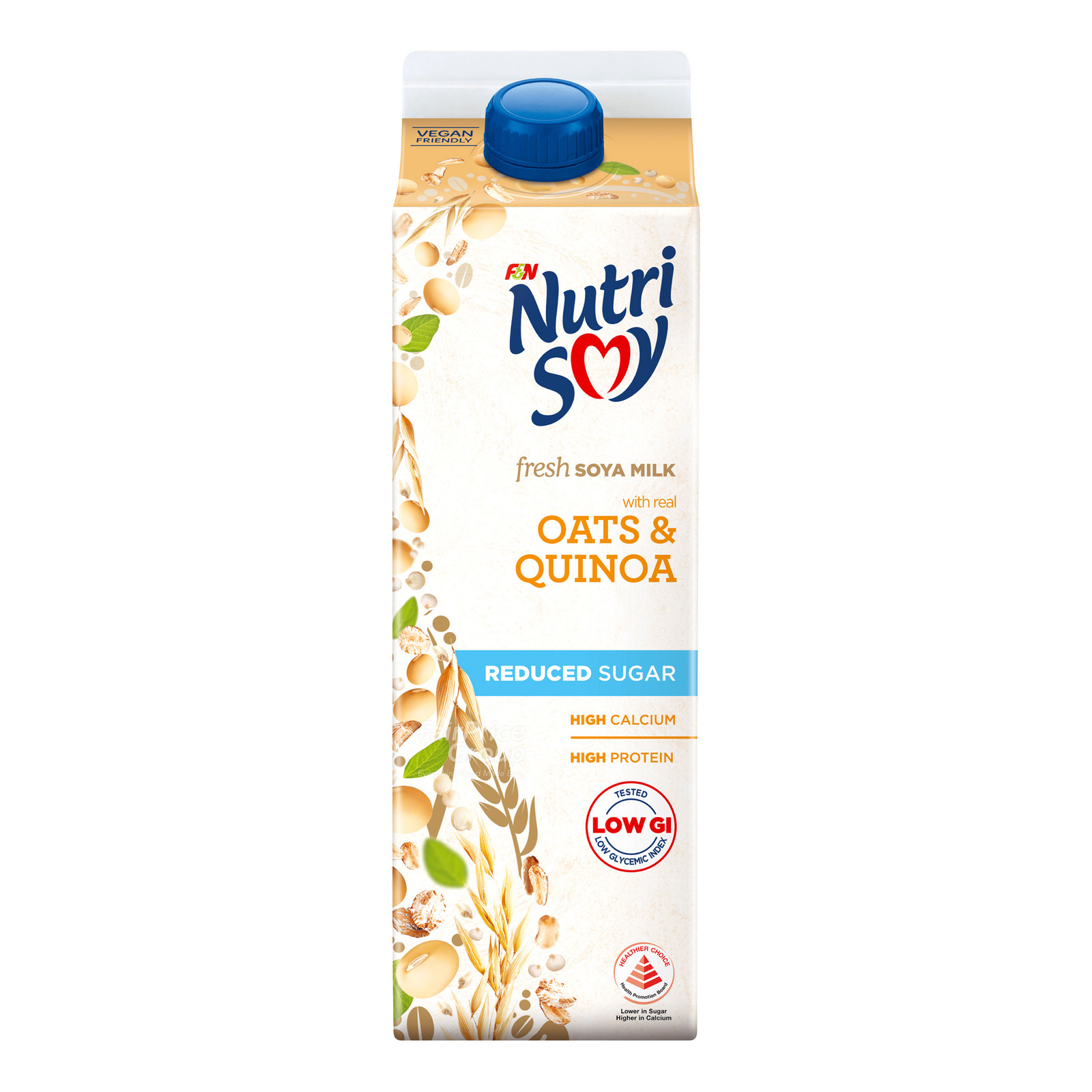 F&N Nutri Soy Fresh Soya Milk - Oats & Quinoa