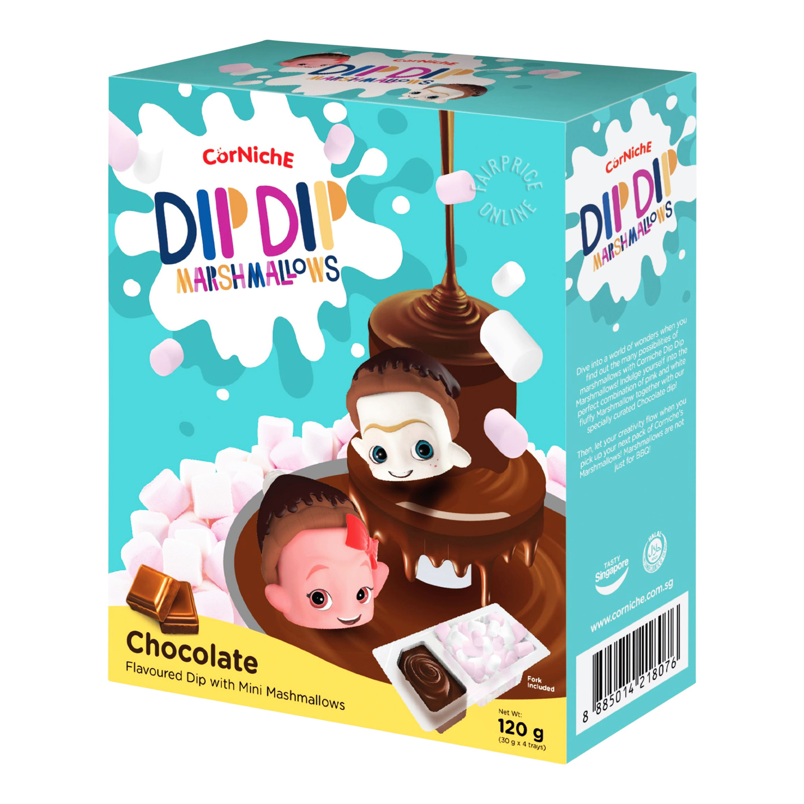 Corniche Dip Dip Mini Marshmallows - Chocolate