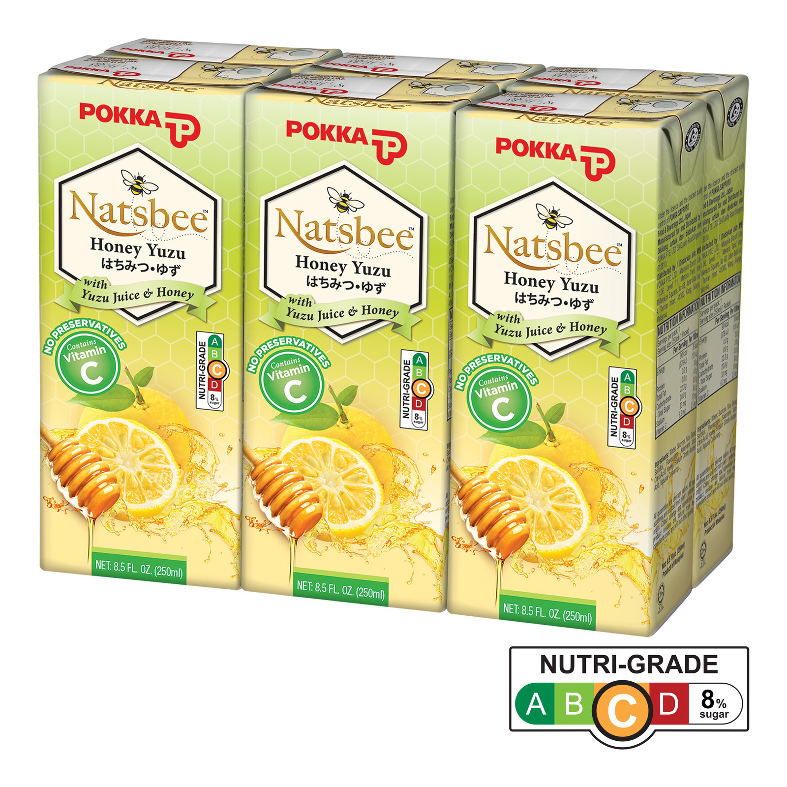 Pokka Nastbee Packet Drink - Honey Yuzu