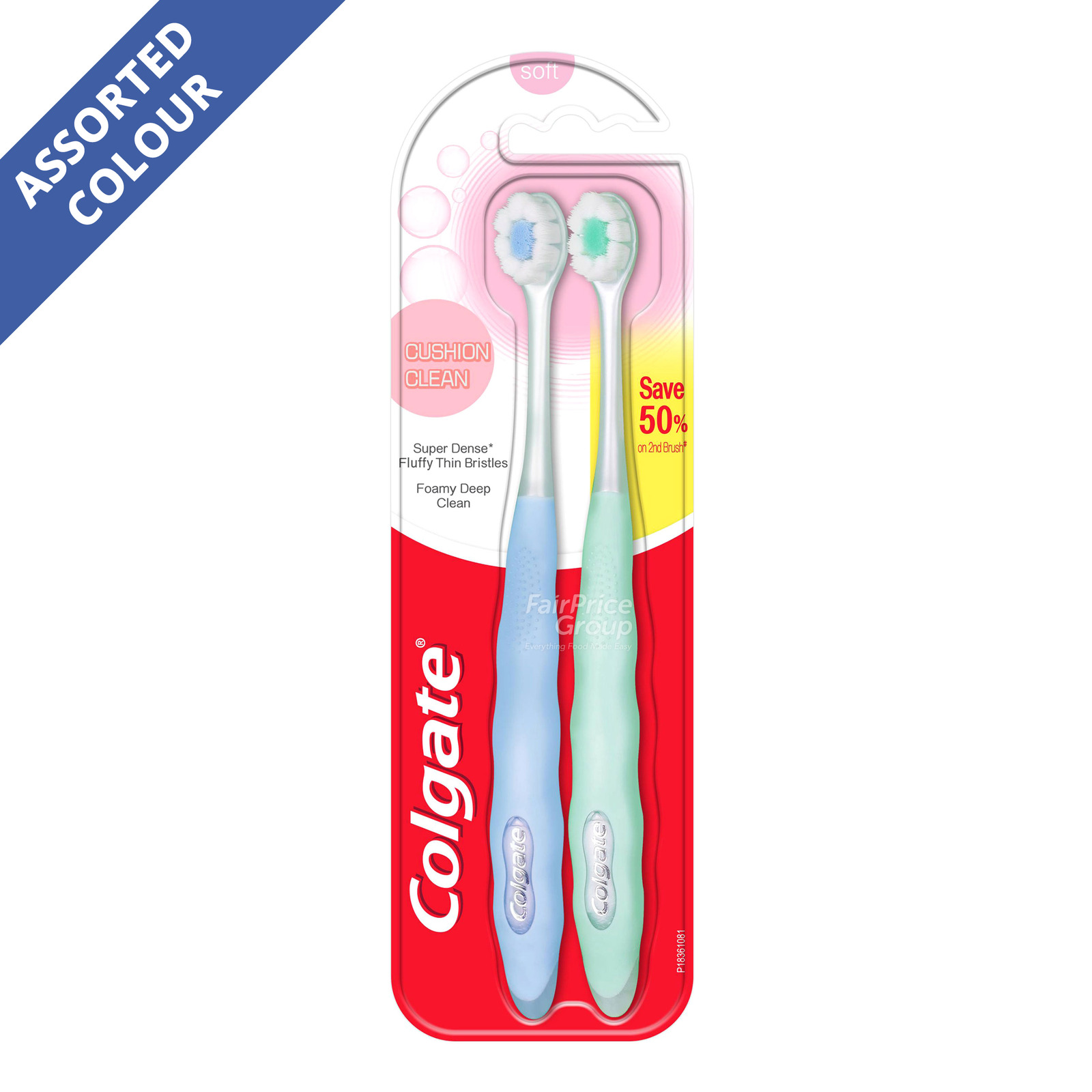 Colgate Cushion Clean Toothbrush - Soft