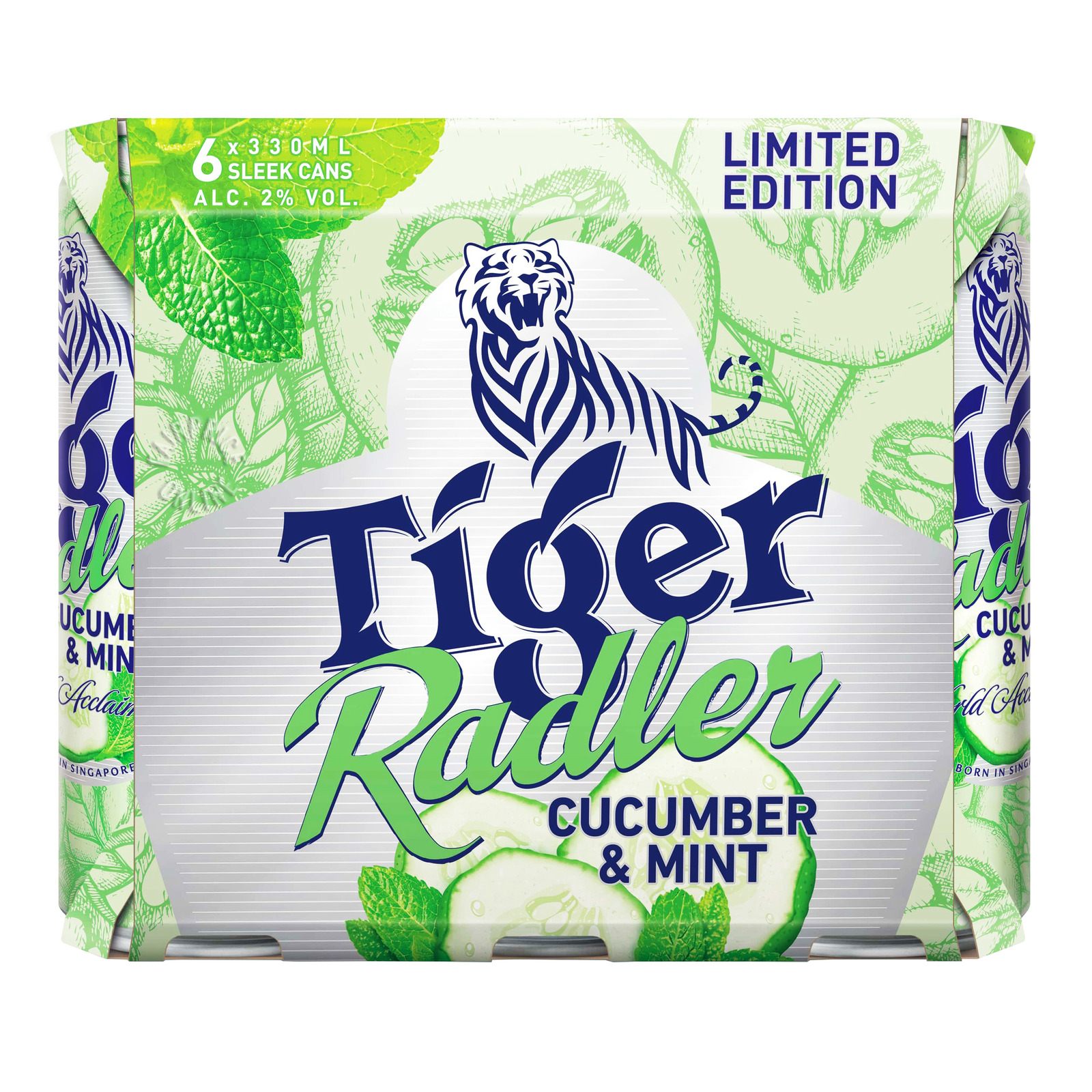 Tiger Radler Can Beer - Cucumber & Mint