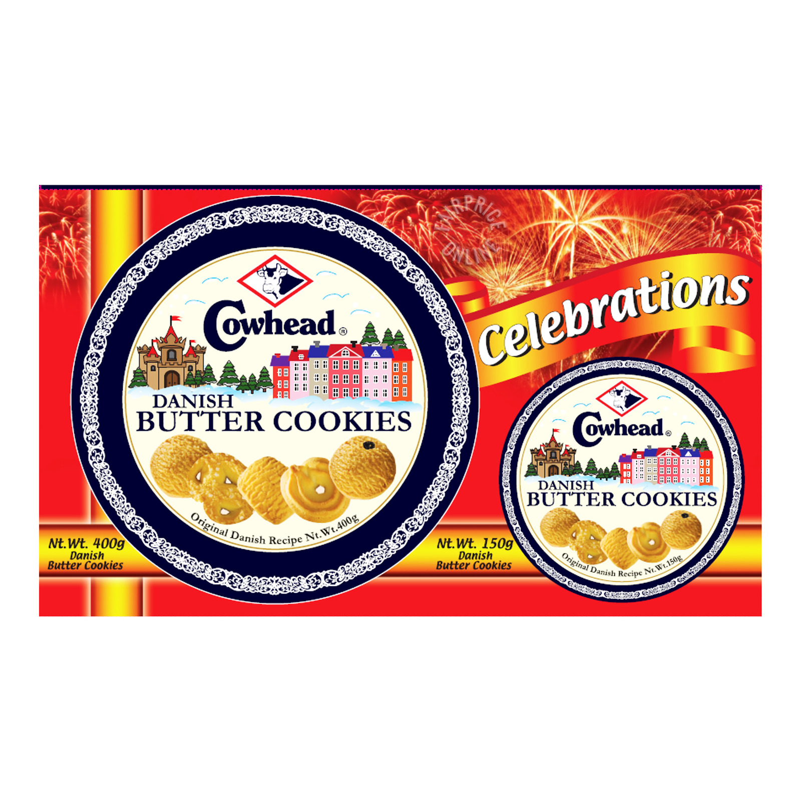 Cowhead Danish Butter Cookies