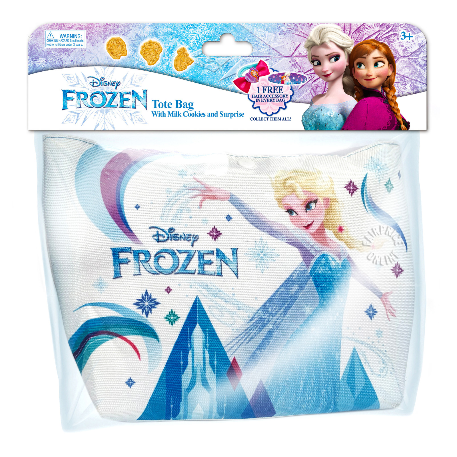 Disney Tote Bag with Milk Cookies & Surprise - Frozen