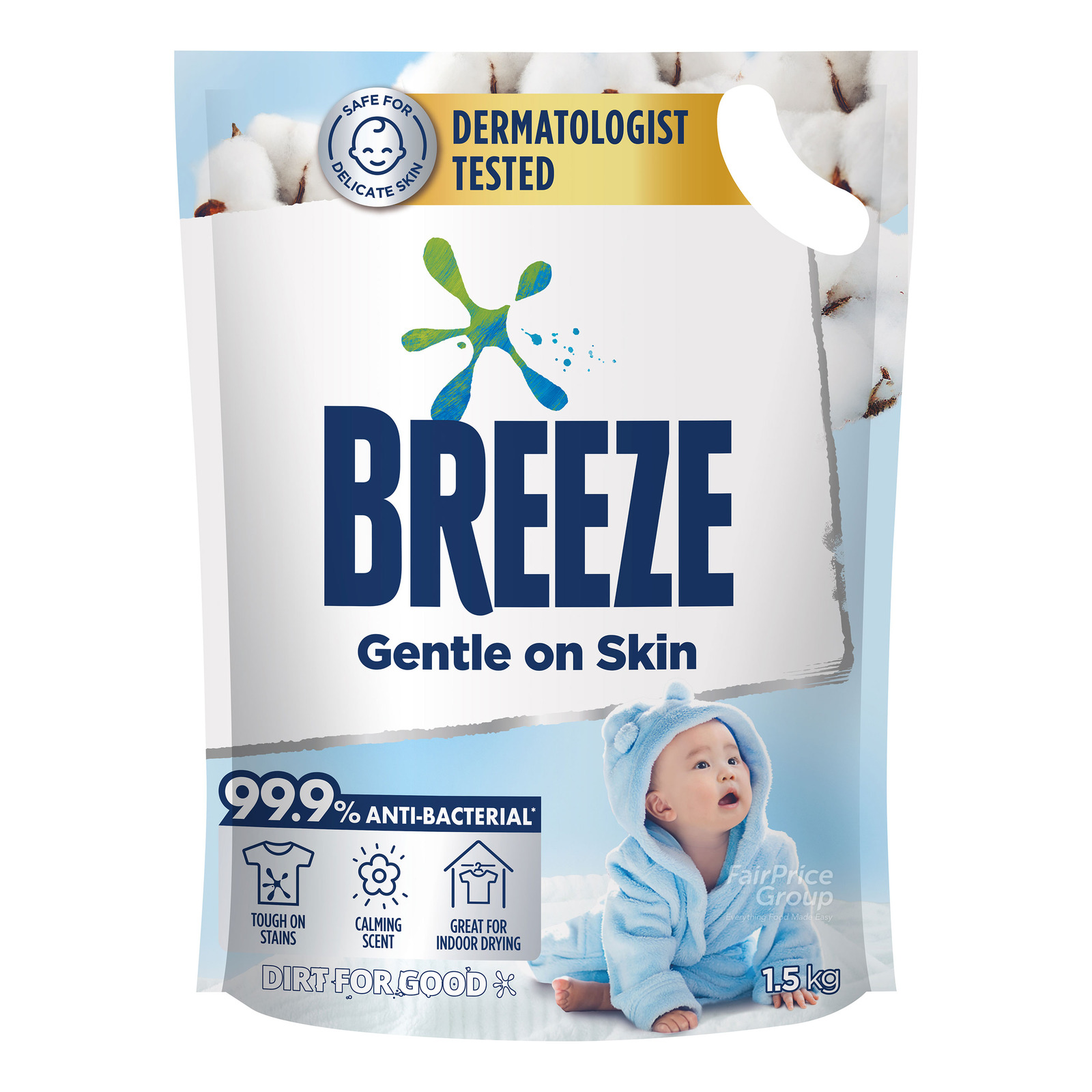 Breeze Liquid Detergent Refill - Gentle on Skin
