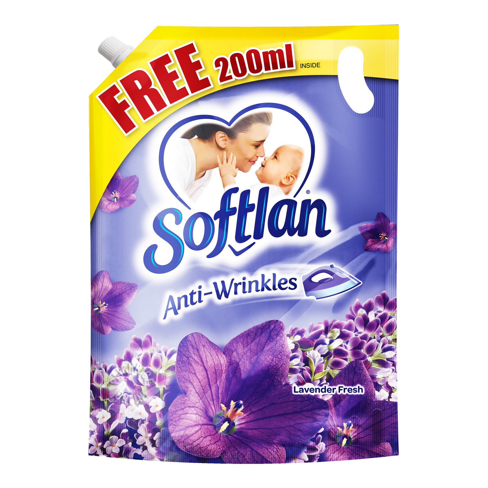 Softlan Anti-Wrinkles Fabric Conditioner Refill - Lavender Fresh