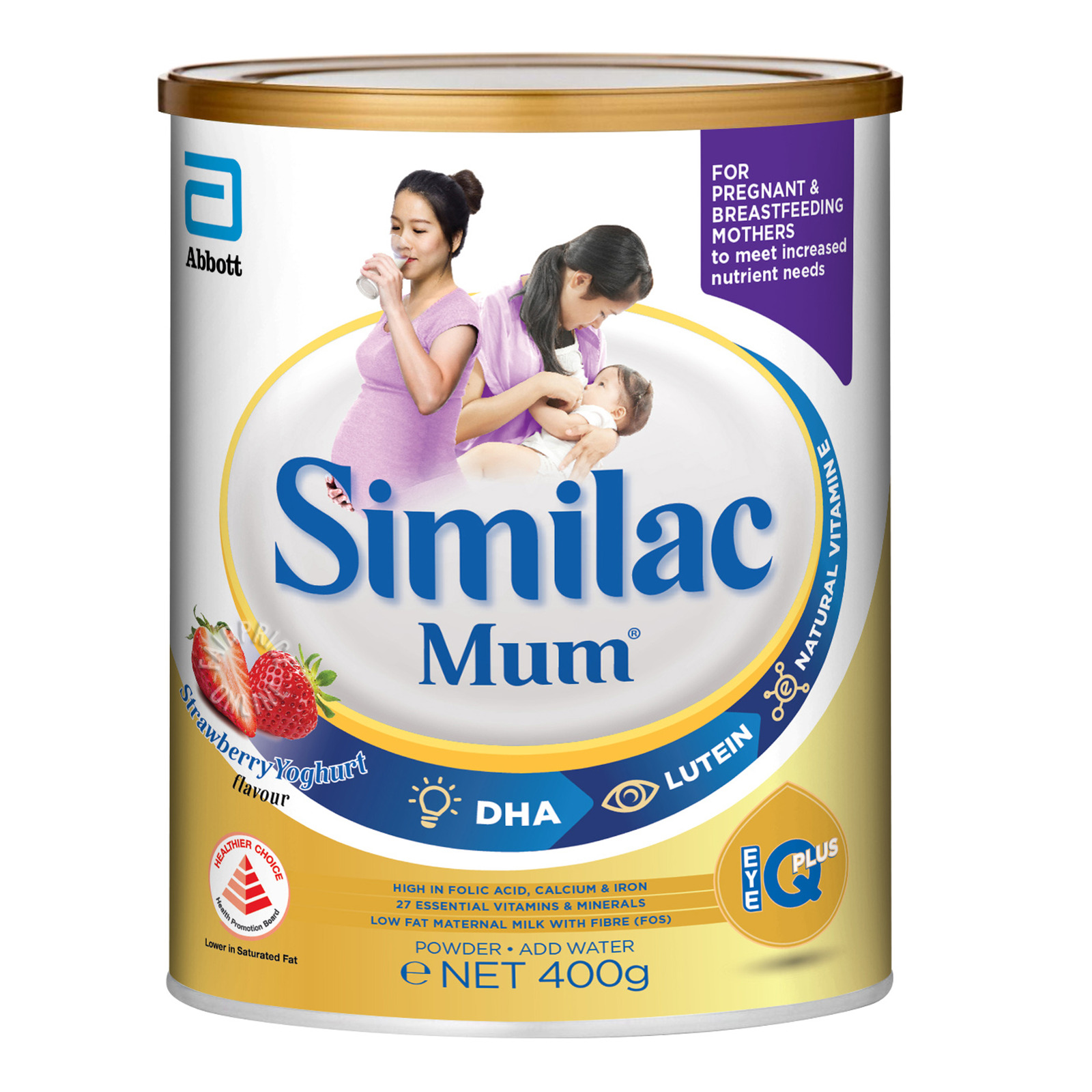 Abbott Similac Mum Low Fat Maternal Milk Powder - Strawberry
