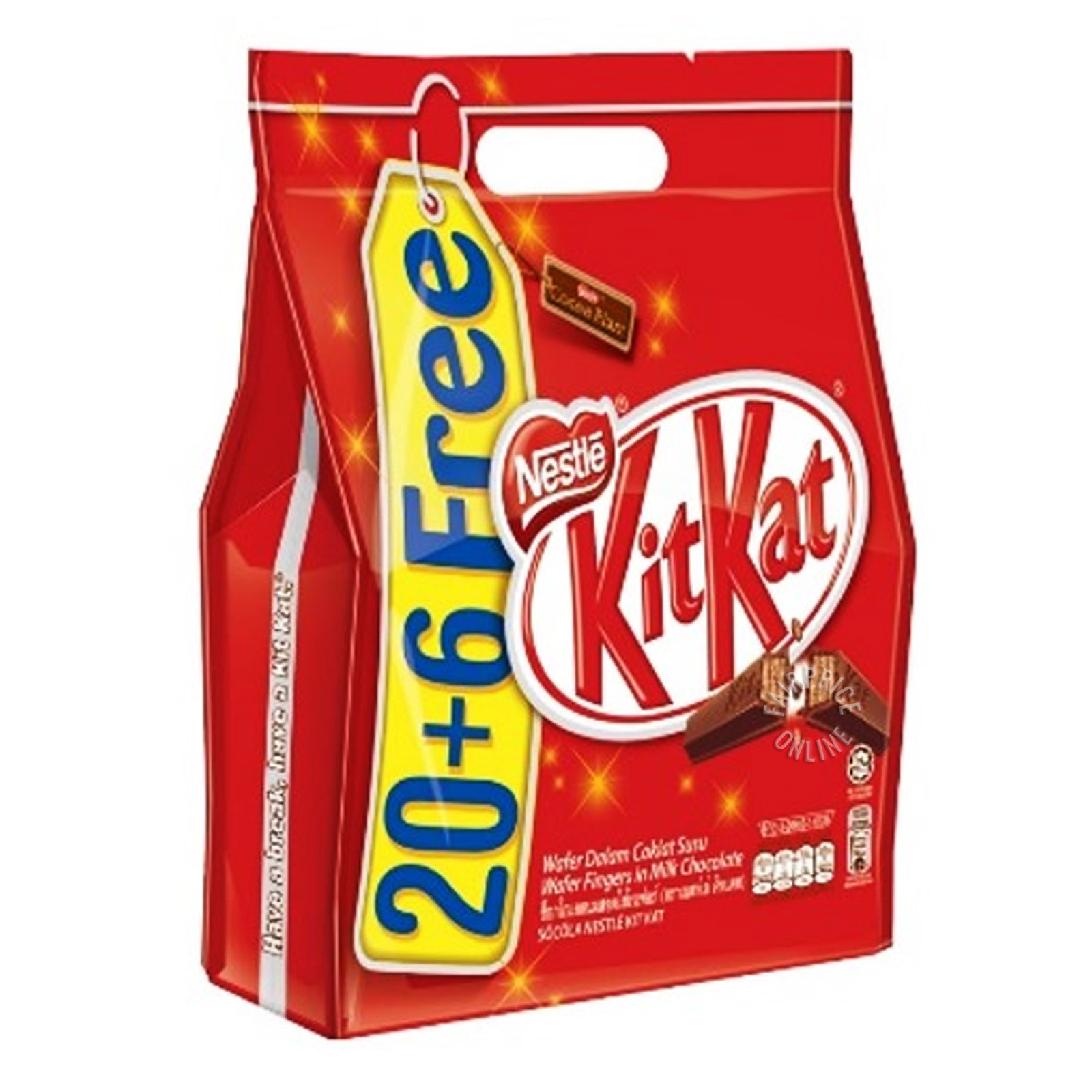 Nestle Kit Kat 2 Finger Chocolate Bar - Milk