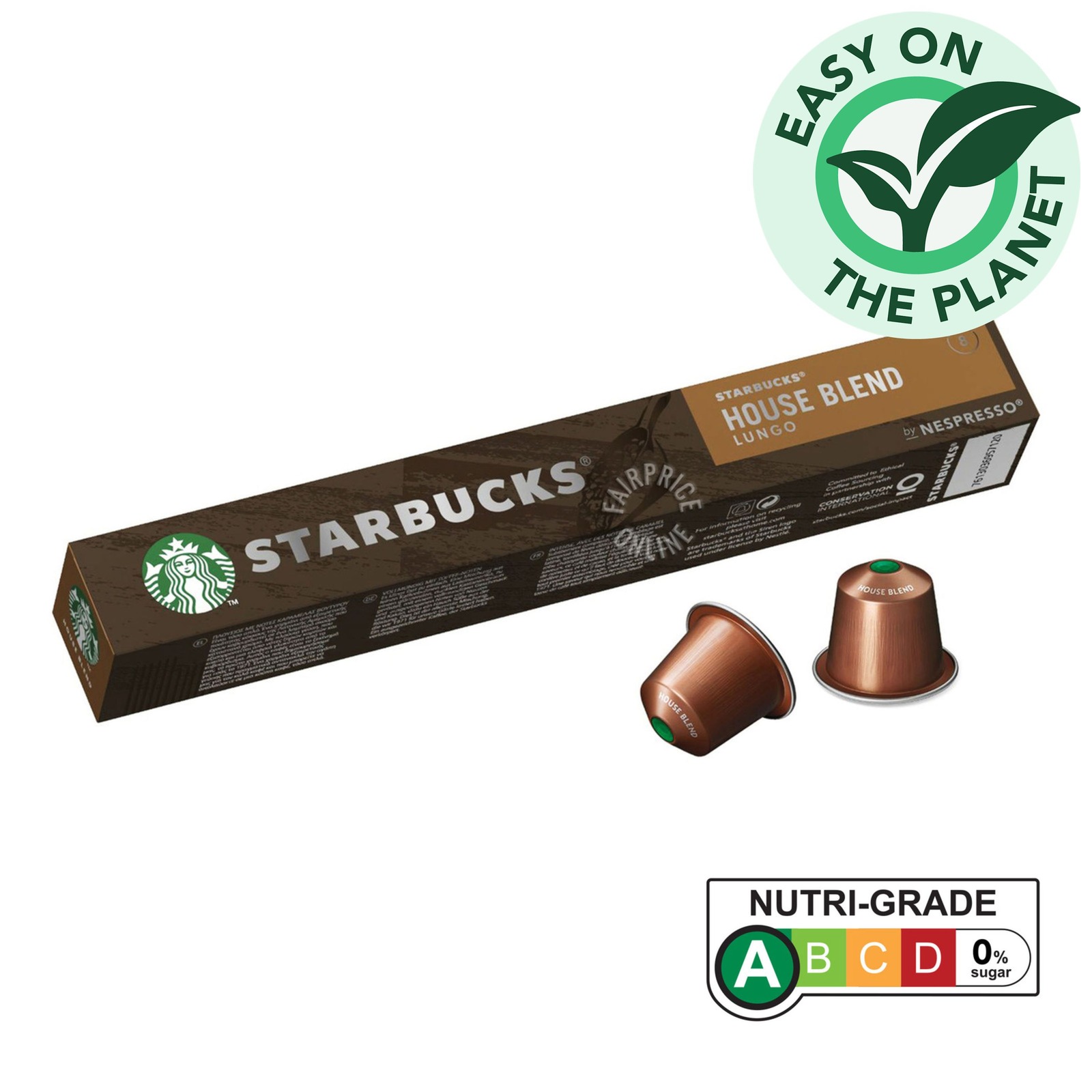 Starbucks Nespresso Coffee Capsules - House Blend (Lungo)