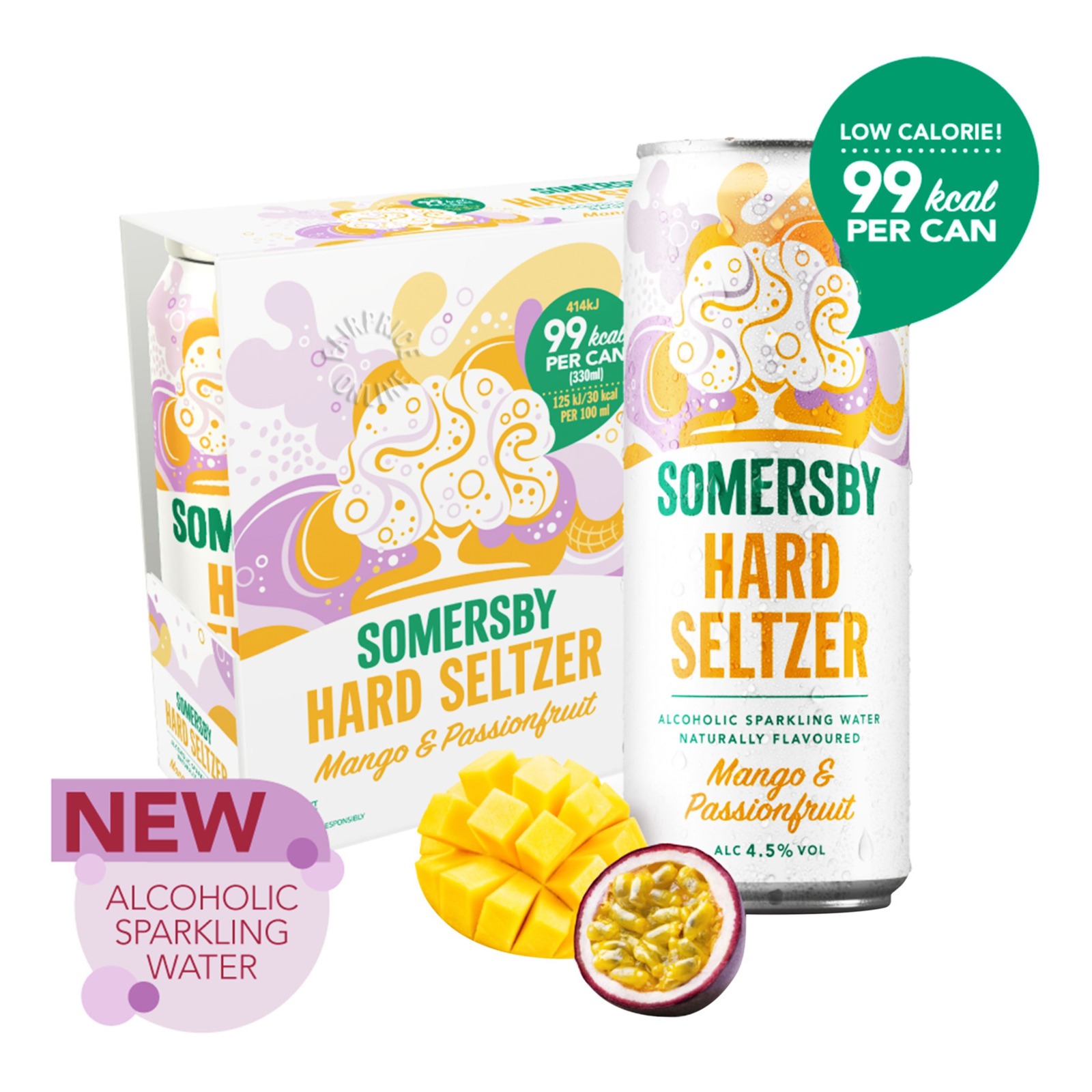 Somersby Hard Seltzer Can Drink - Mango & Passionfruit