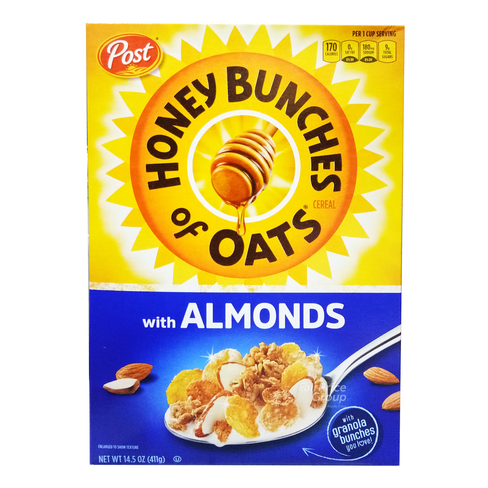 Post Honey Bunches Of Oats Cereal - Crispy Almonds