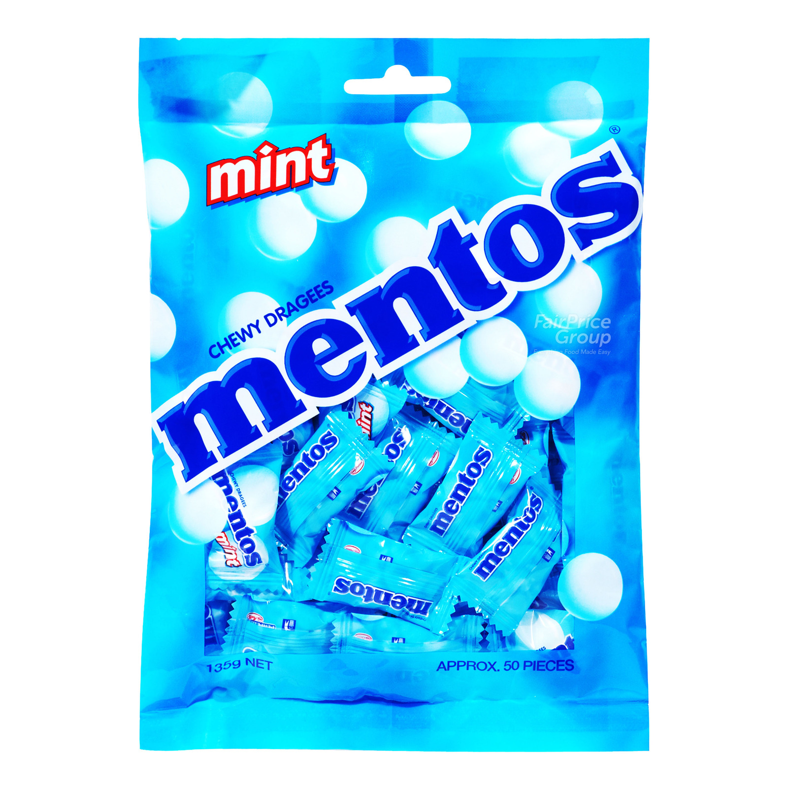 Mentos Chewy Dragees - Mint (Share- A-Bowl)