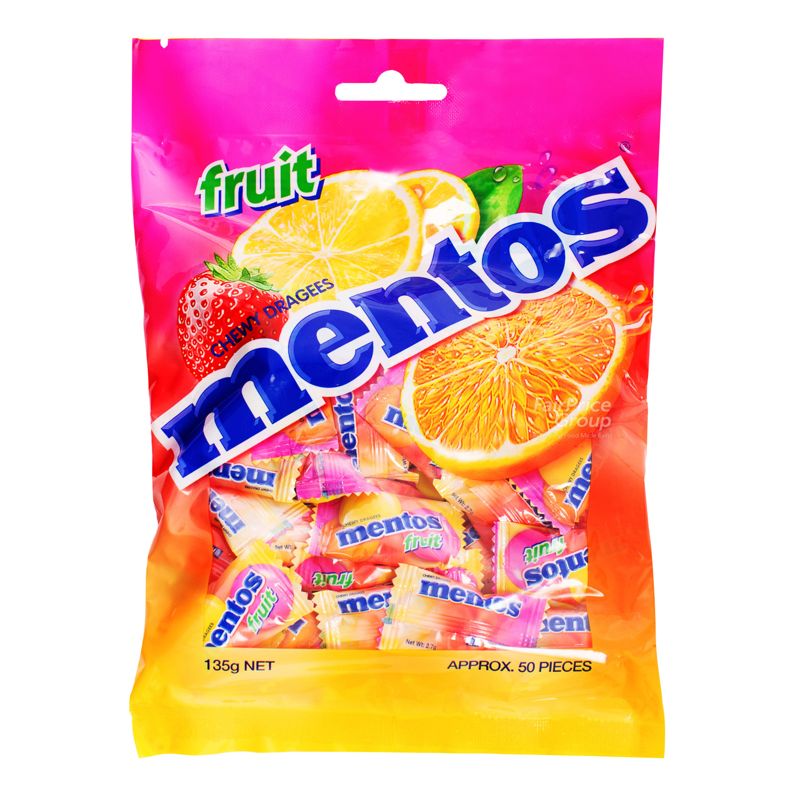 Mentos Chewy Dragees - Fruit (Share-A-Bowl)