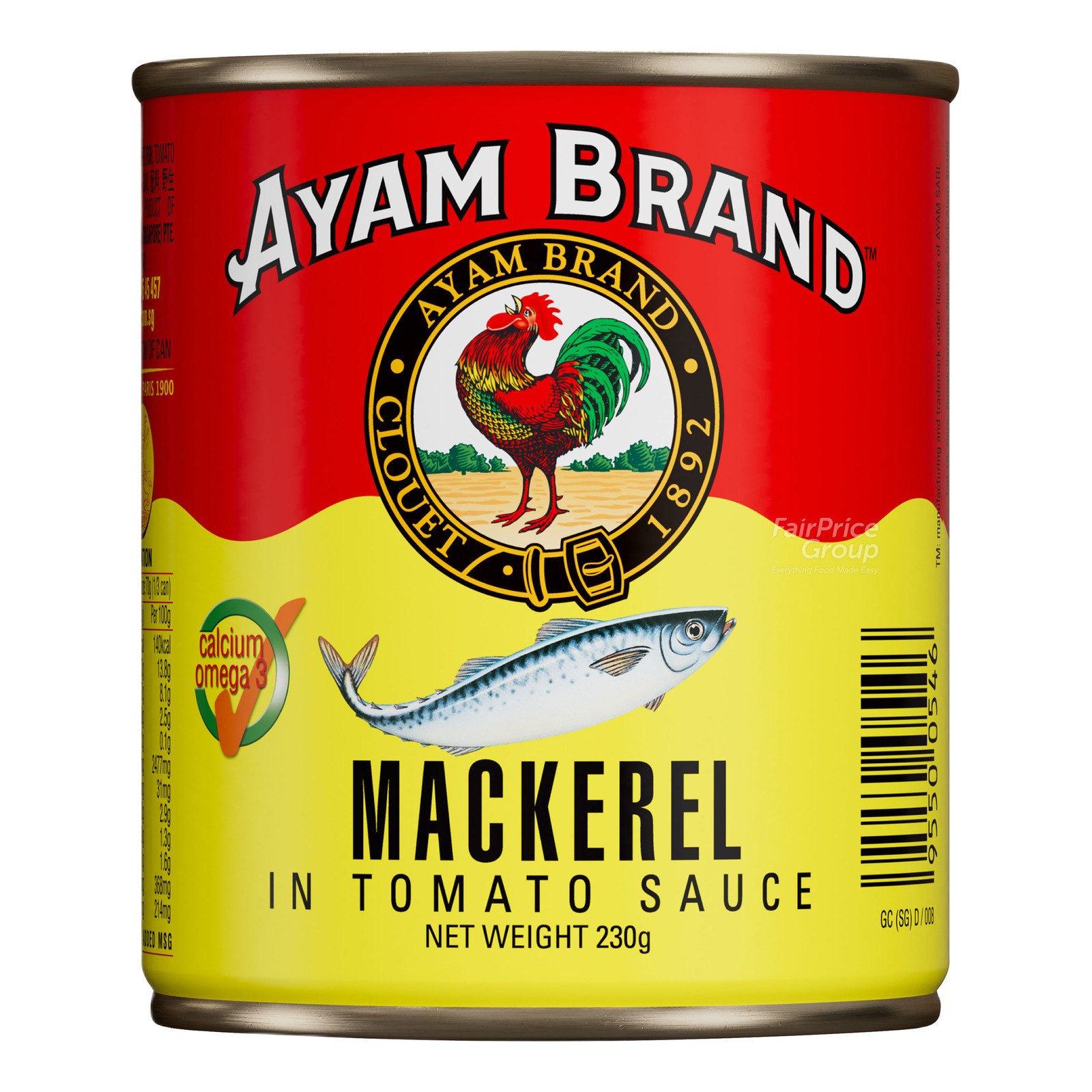 Ayam Brand Mackerel in Tomato Sauce