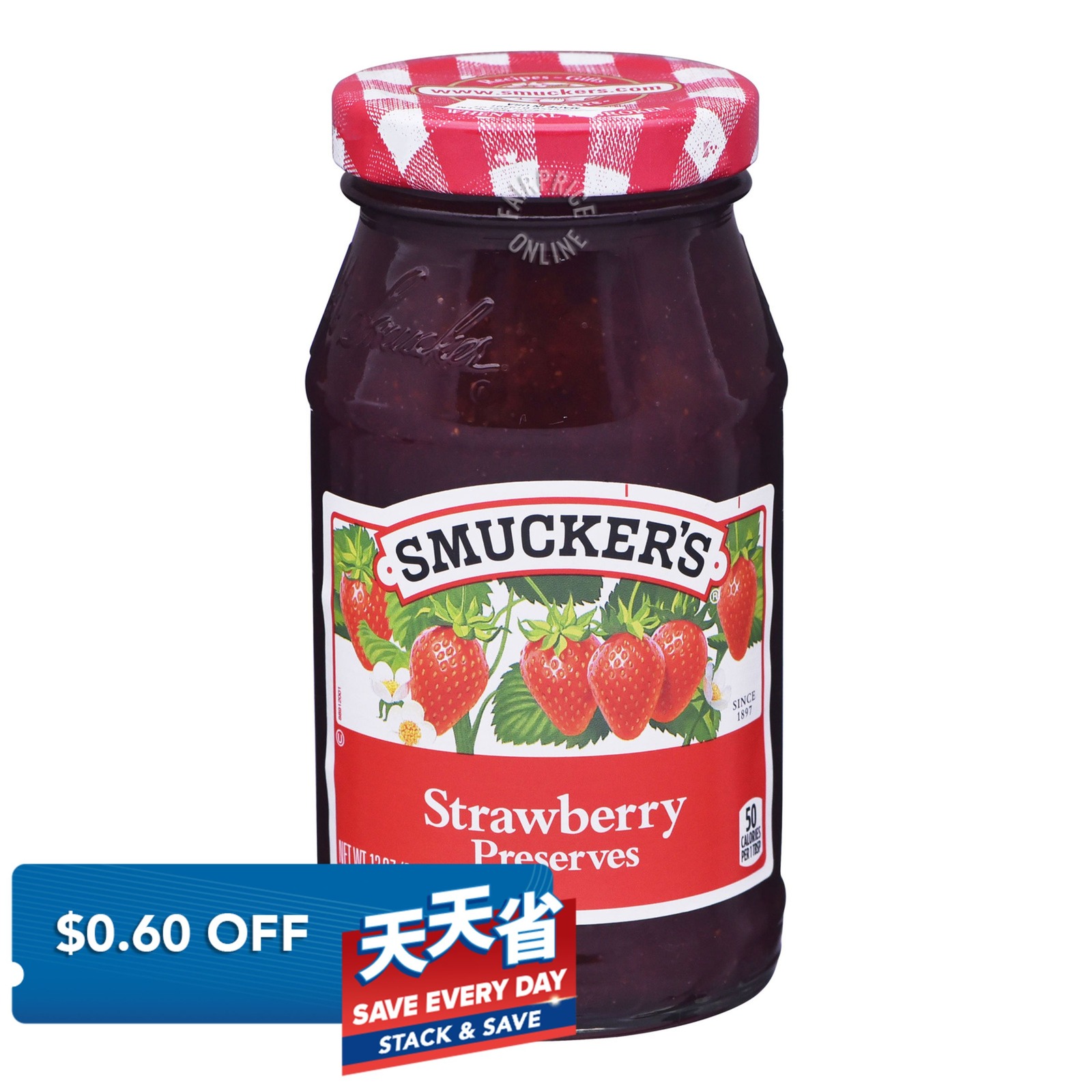 Smucker's Jam Preserves - Strawberry