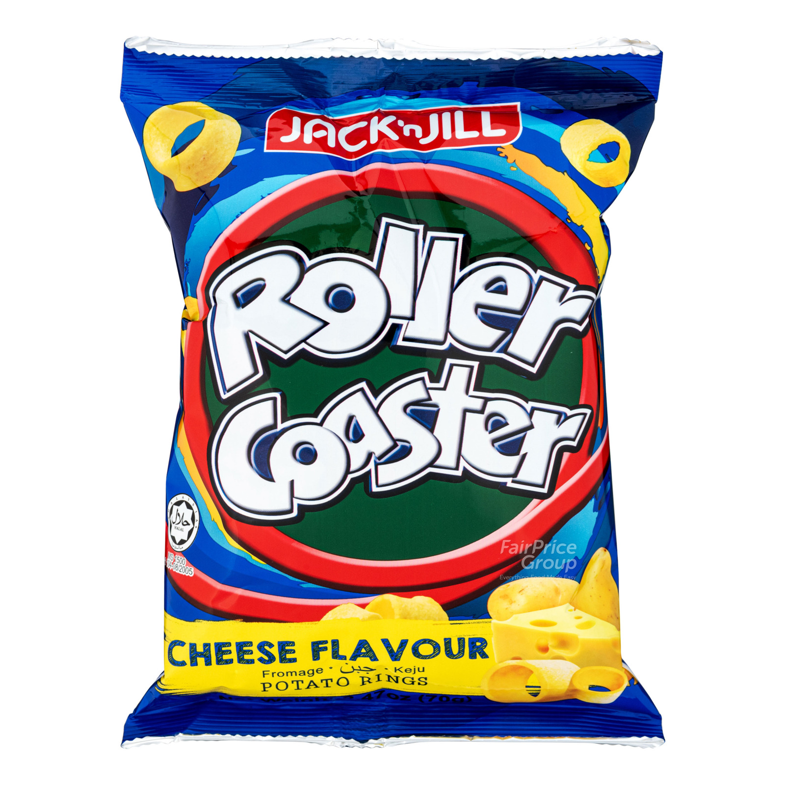 Jack 'n Jill Roller Coaster Potato Rings - Cheese