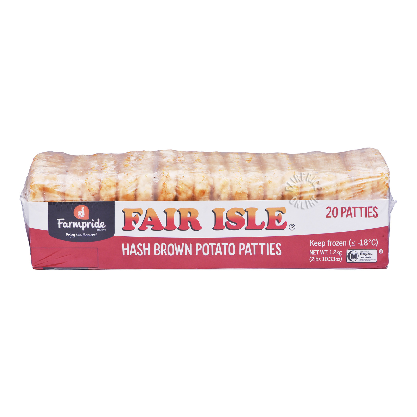 Fair Isle Frozen Hash Browns Patties