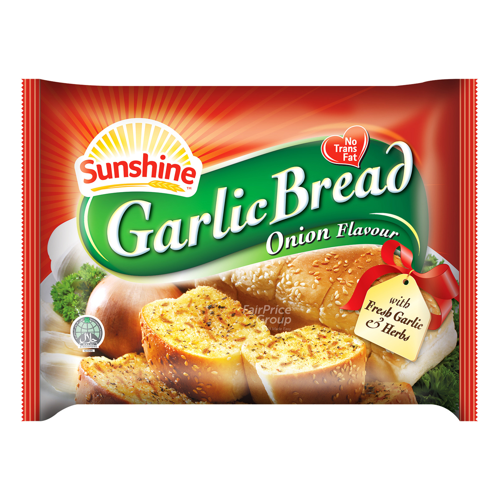 Sunshine Frozen Garlic Bread - Onion
