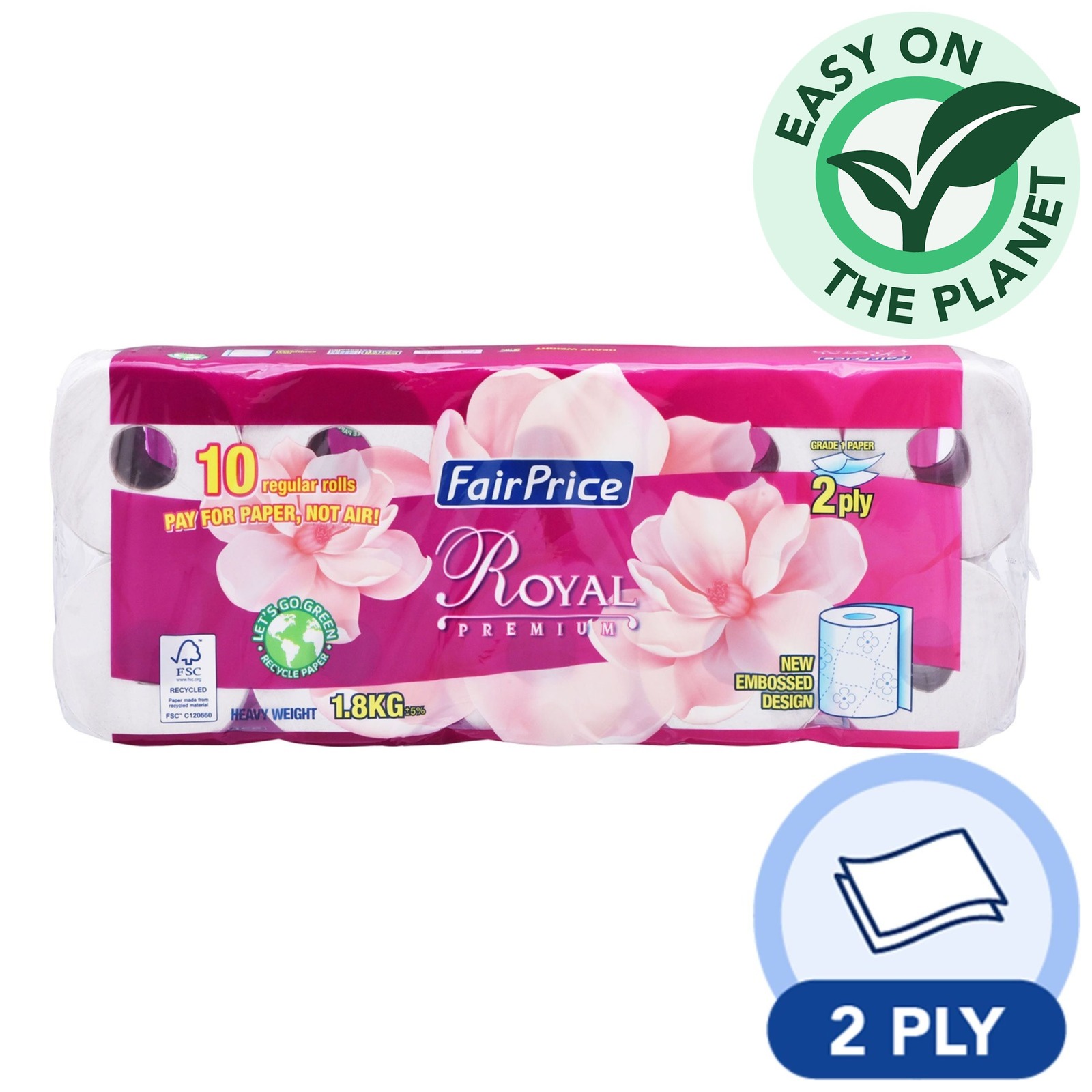 FairPrice Royal Premium Toilet Roll - Heavy Weight