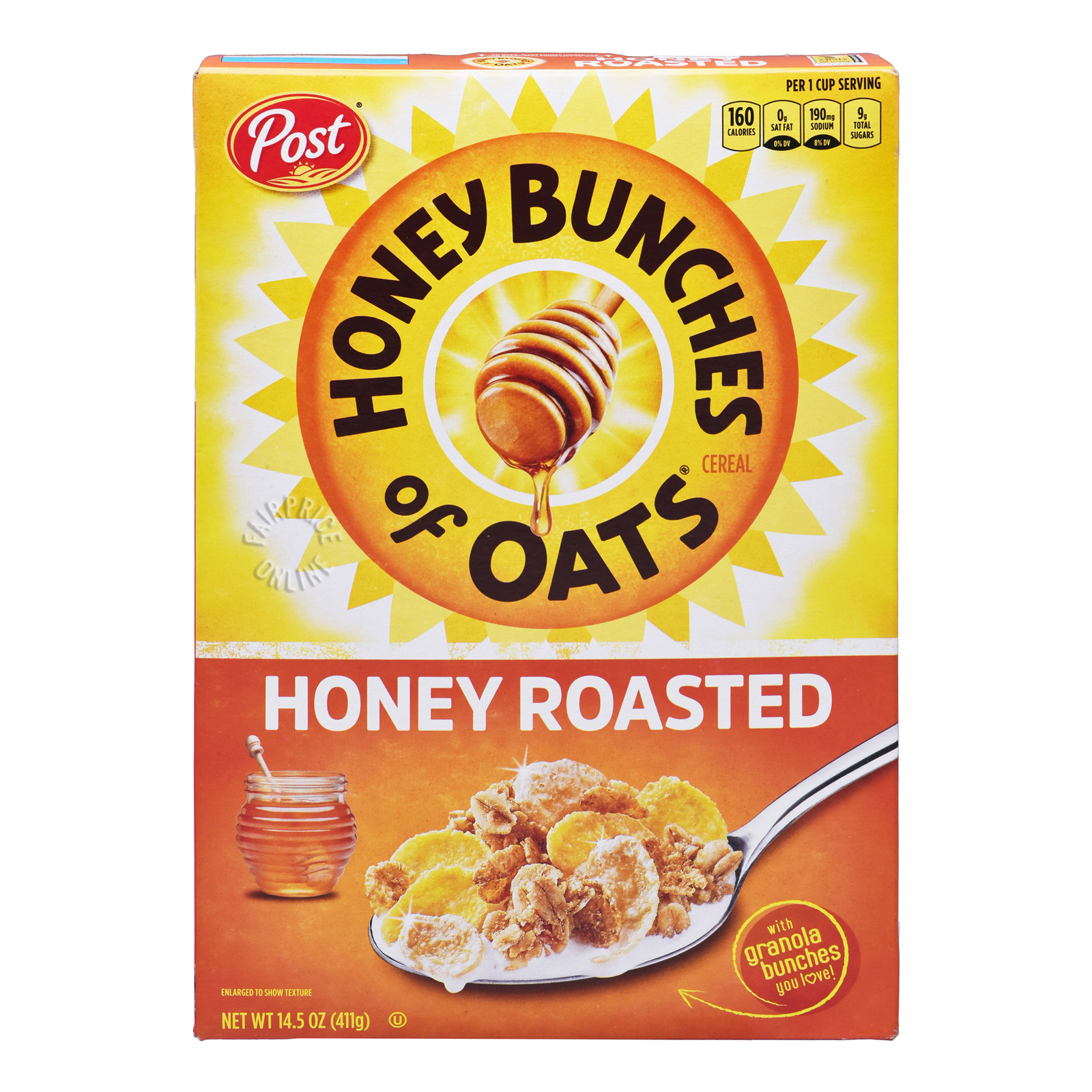Post Honey Bunches Of Oats Cereal - Crunchy Honey Roasted