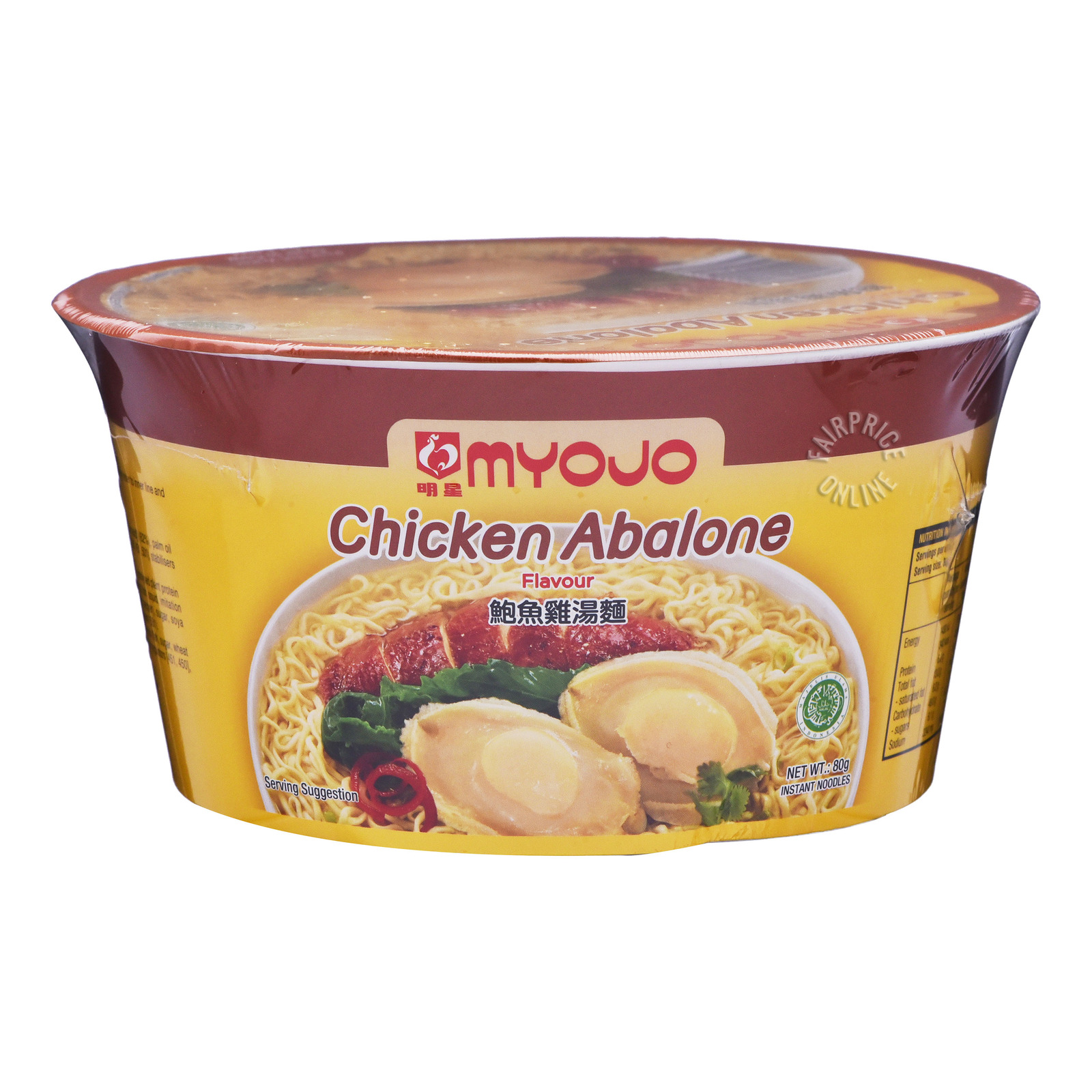 Myojo Instant Bowl Noodles - Chicken Abalone