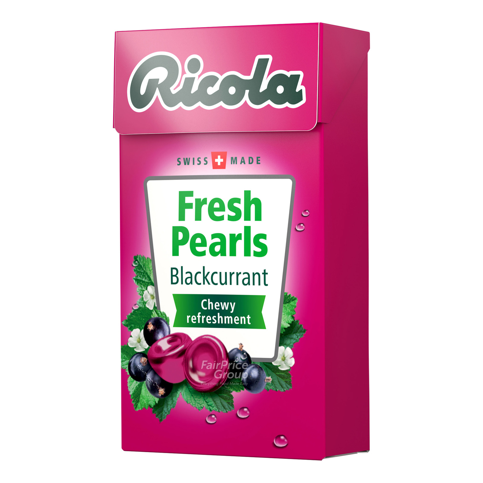 Ricola Fresh Pearls Sugar Free Candy - Blackcurrant