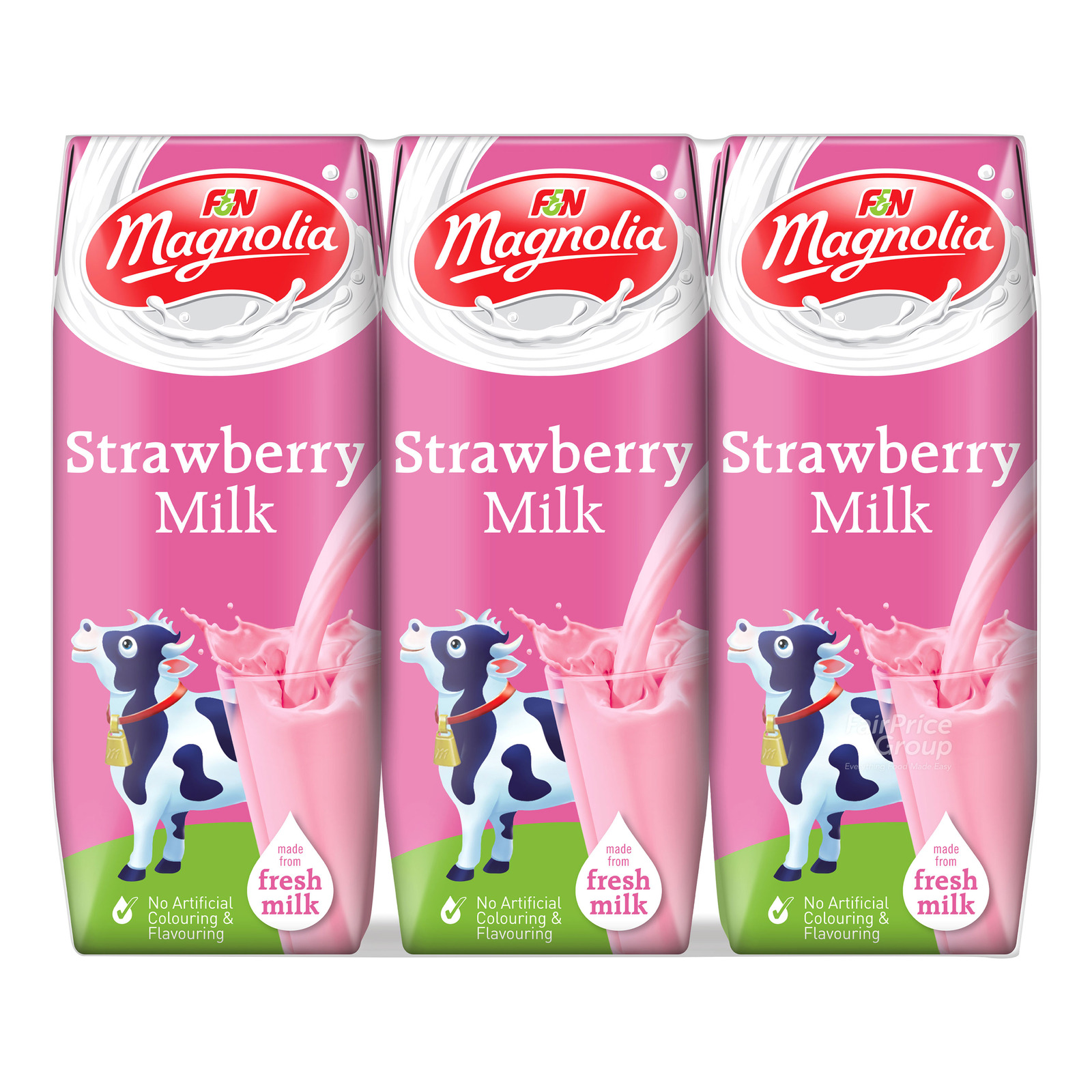 F&N Magnolia UHT Packet Milk - Strawberry