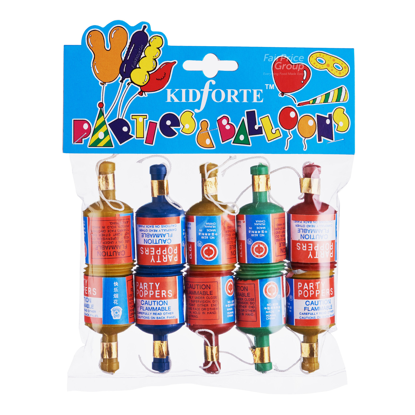 Kidforte Party Poppers Diffmarts Singapore