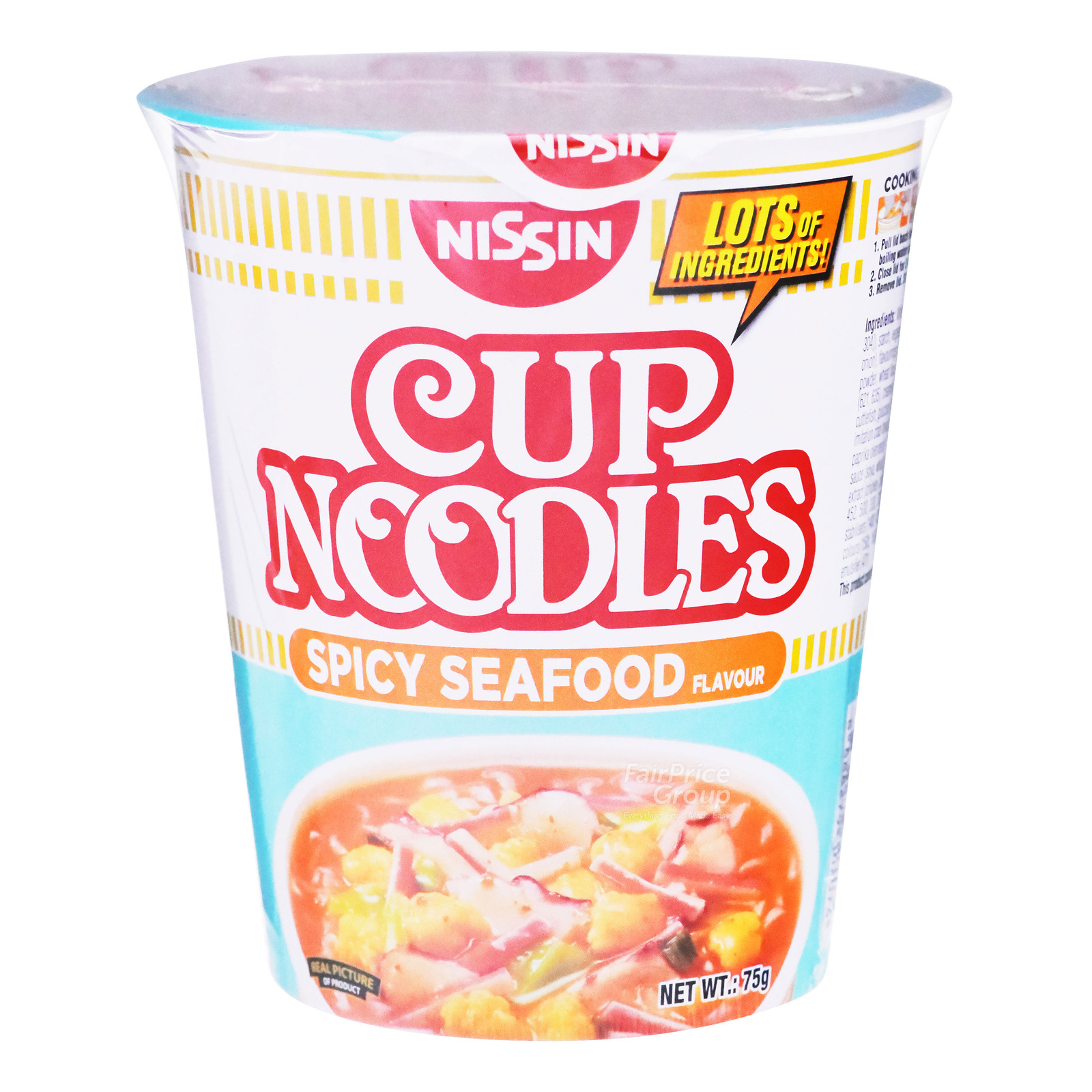 Nissin Instant Cup Noodles - Spicy Seafood