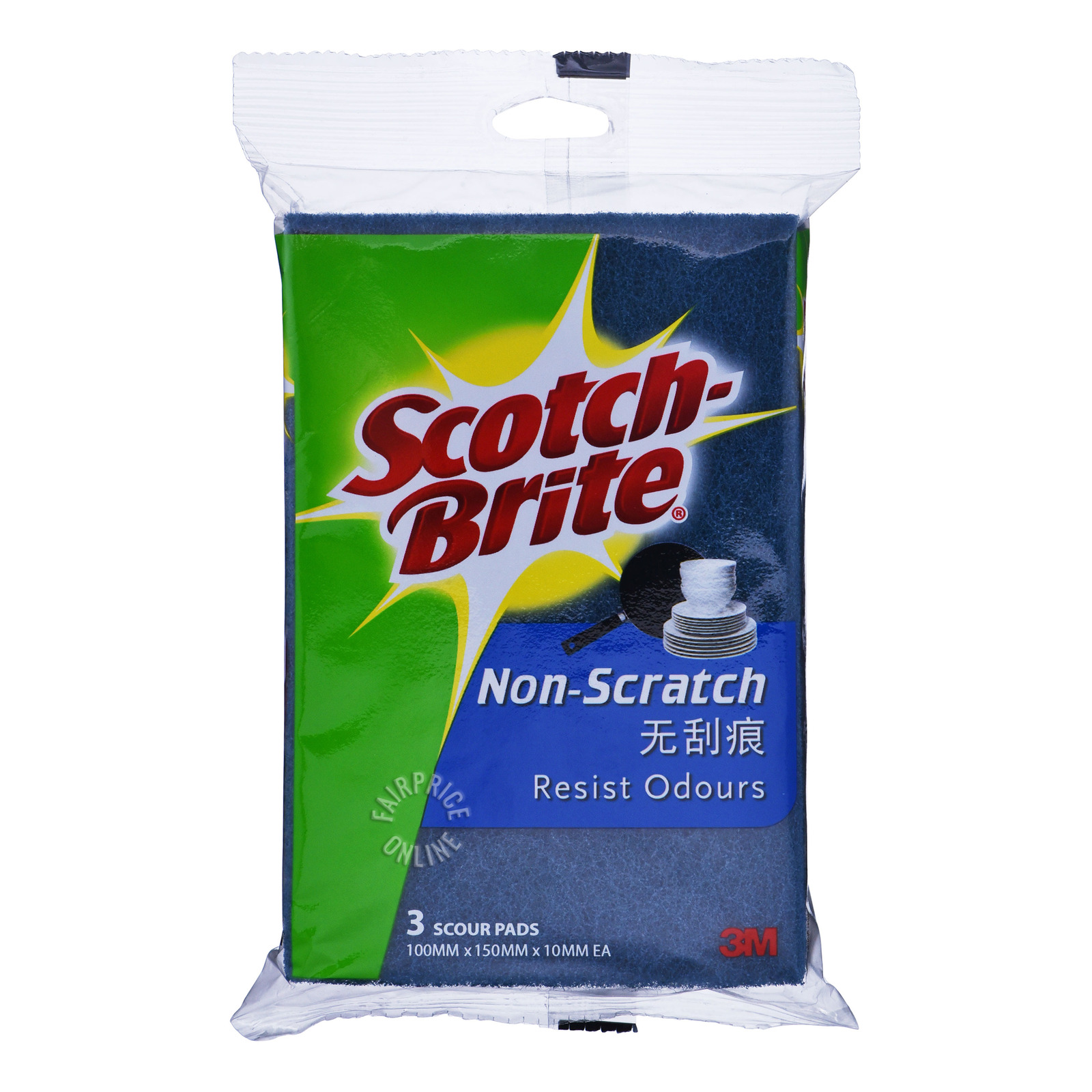 3M Scotch-Brite Scour Pads - Non-Scratch