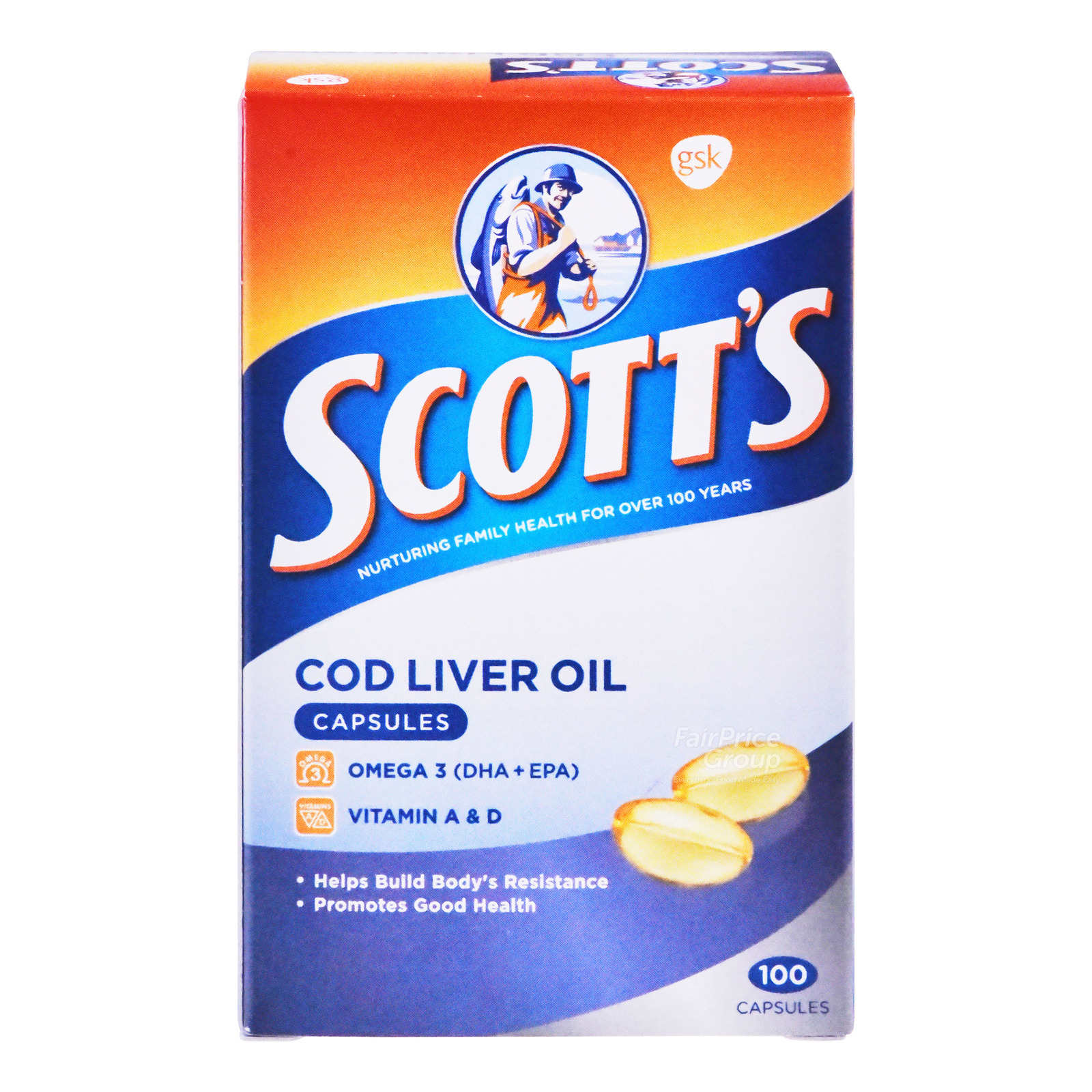 Scott's Cod Liver Oil Capsules