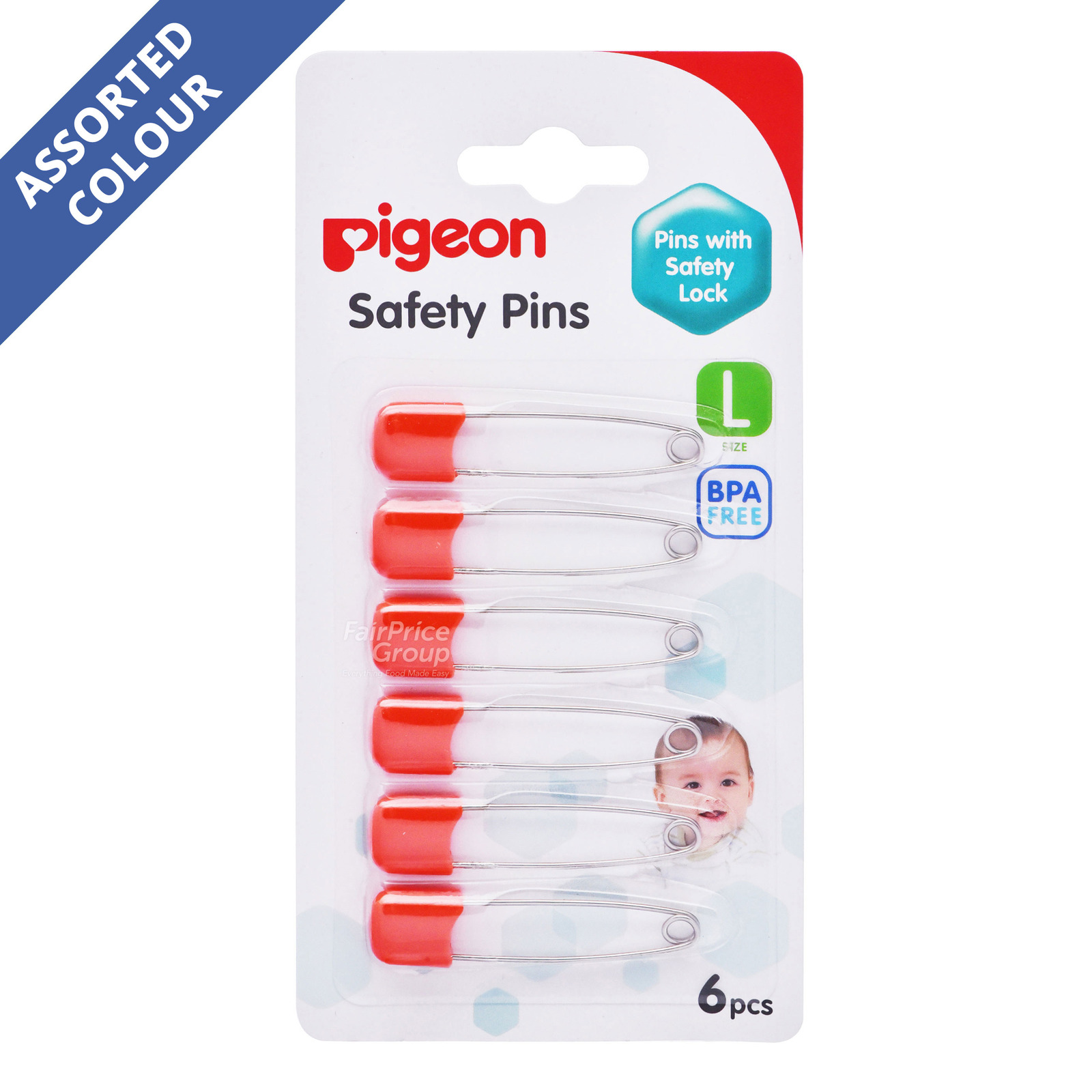 Pigeon Safety Pins - L