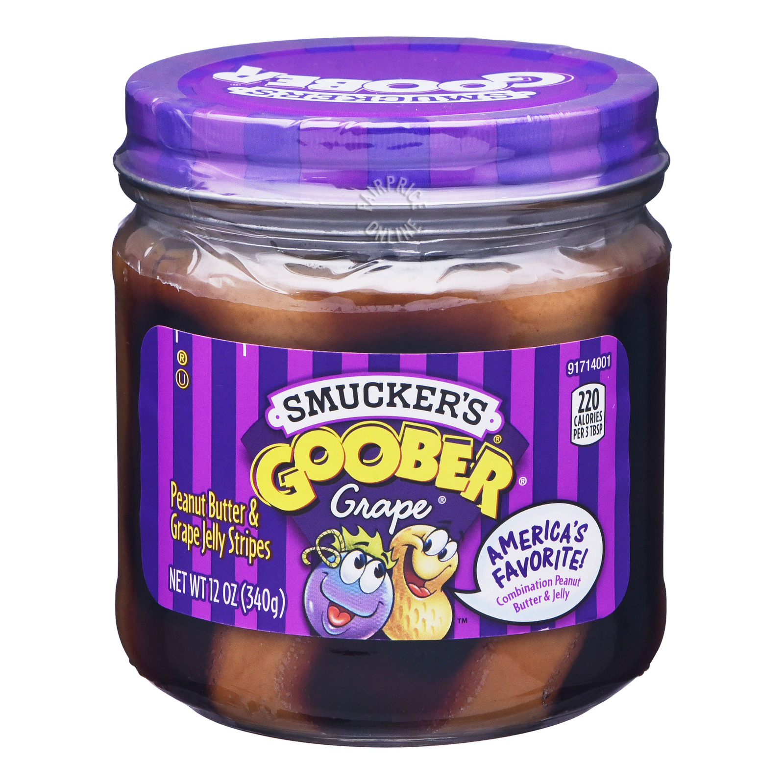 Smucker's Goober Grape - Peanut Butter & Grape Jelly Stripes