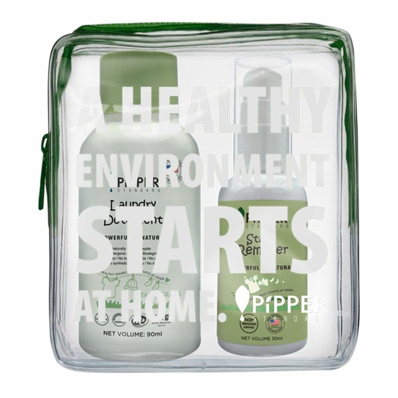PiPPER Standard Travel Set - Ldry Detergent + Stn Remover