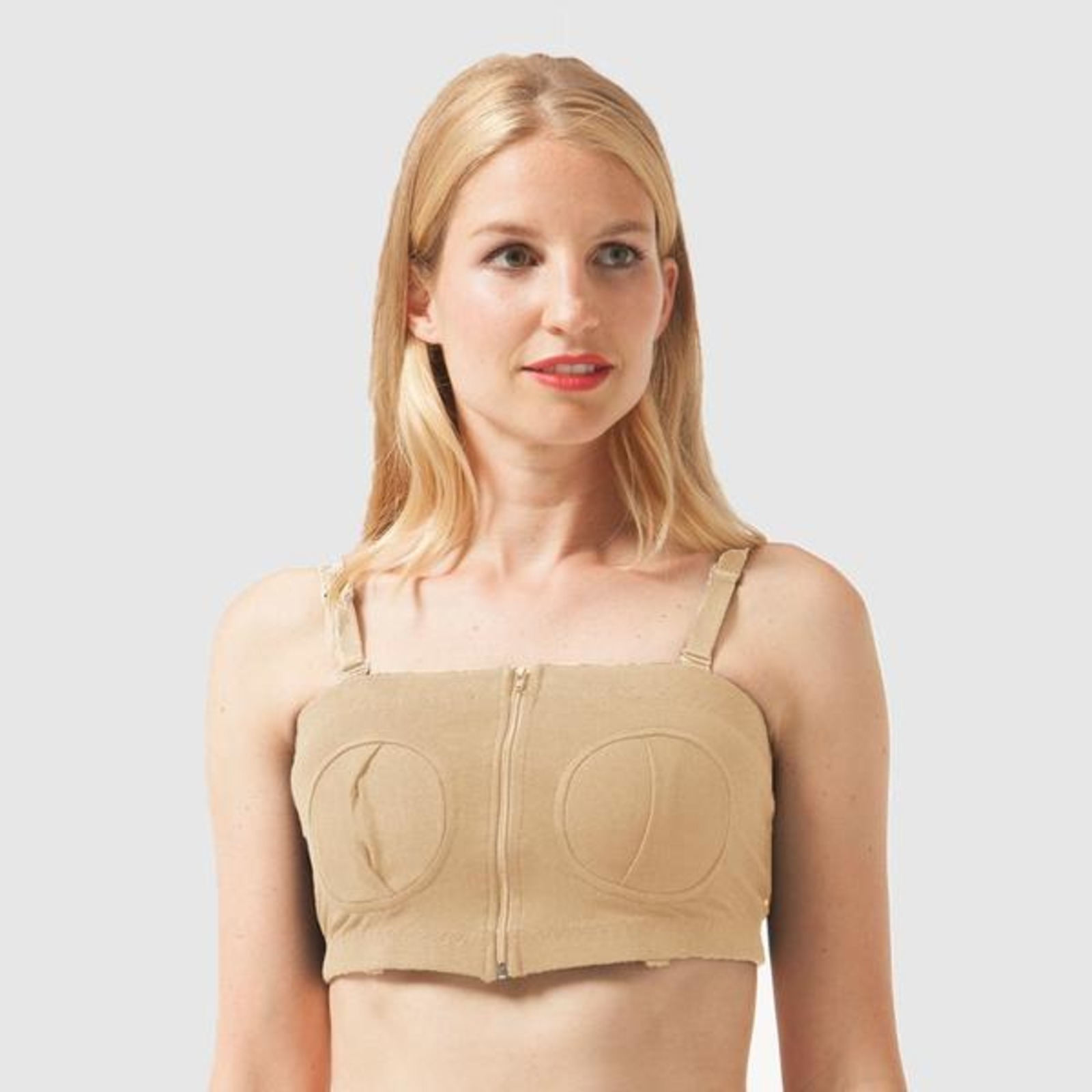 Spring Maternity Maryann Hands-Free Breastpump Bra Nude
