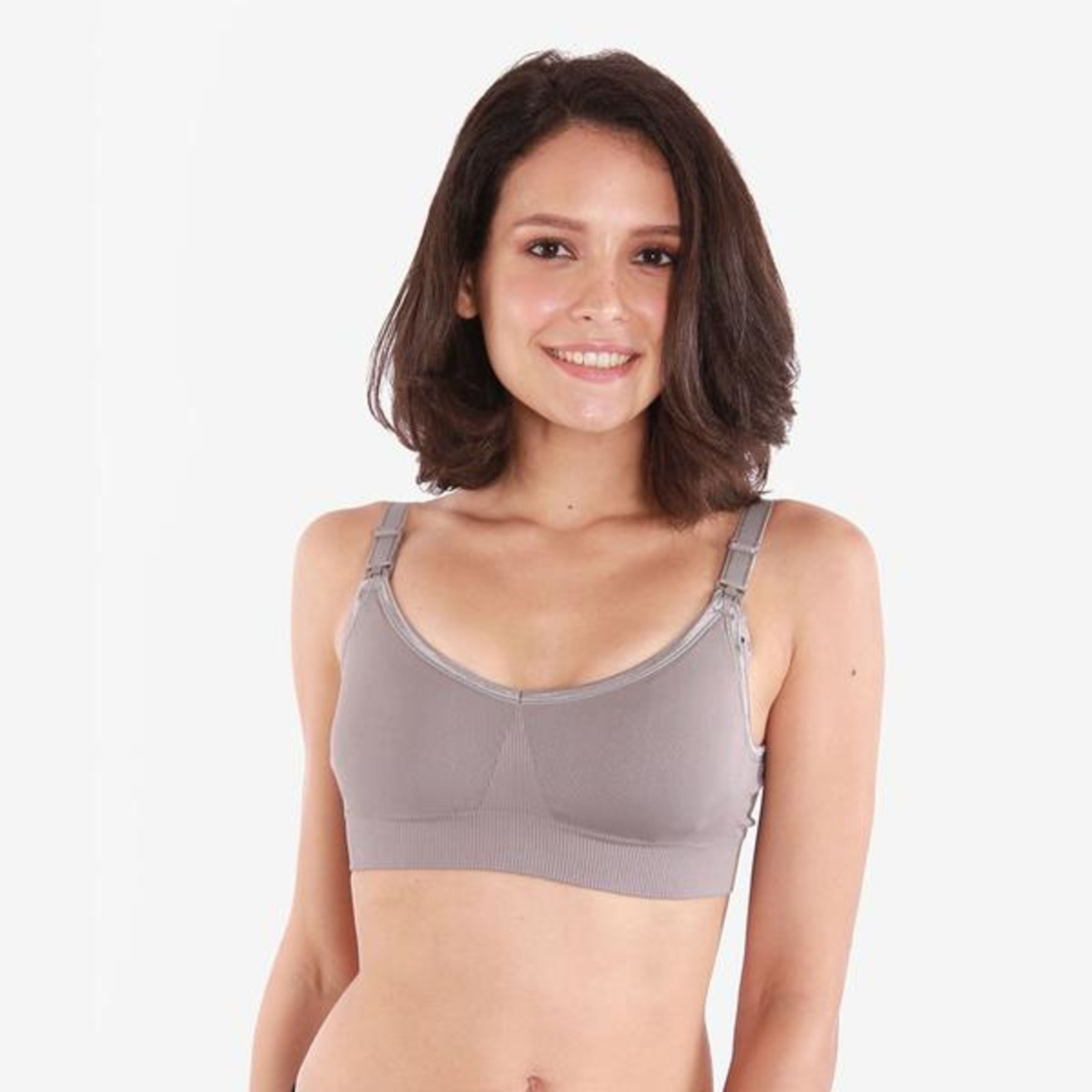 Spring Maternity Marissa Seamless Bra Grey