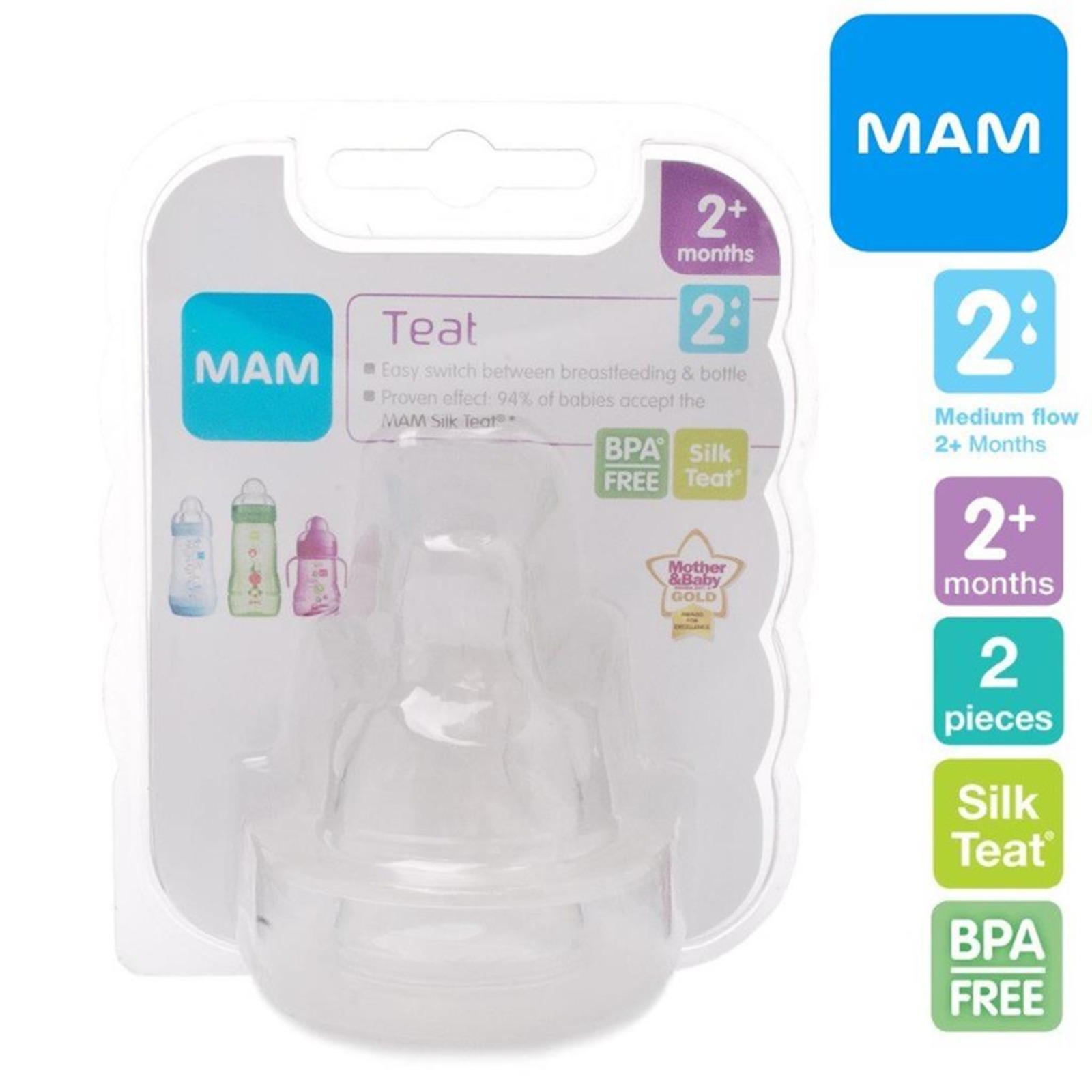 MAM Silk Teat - Size 2