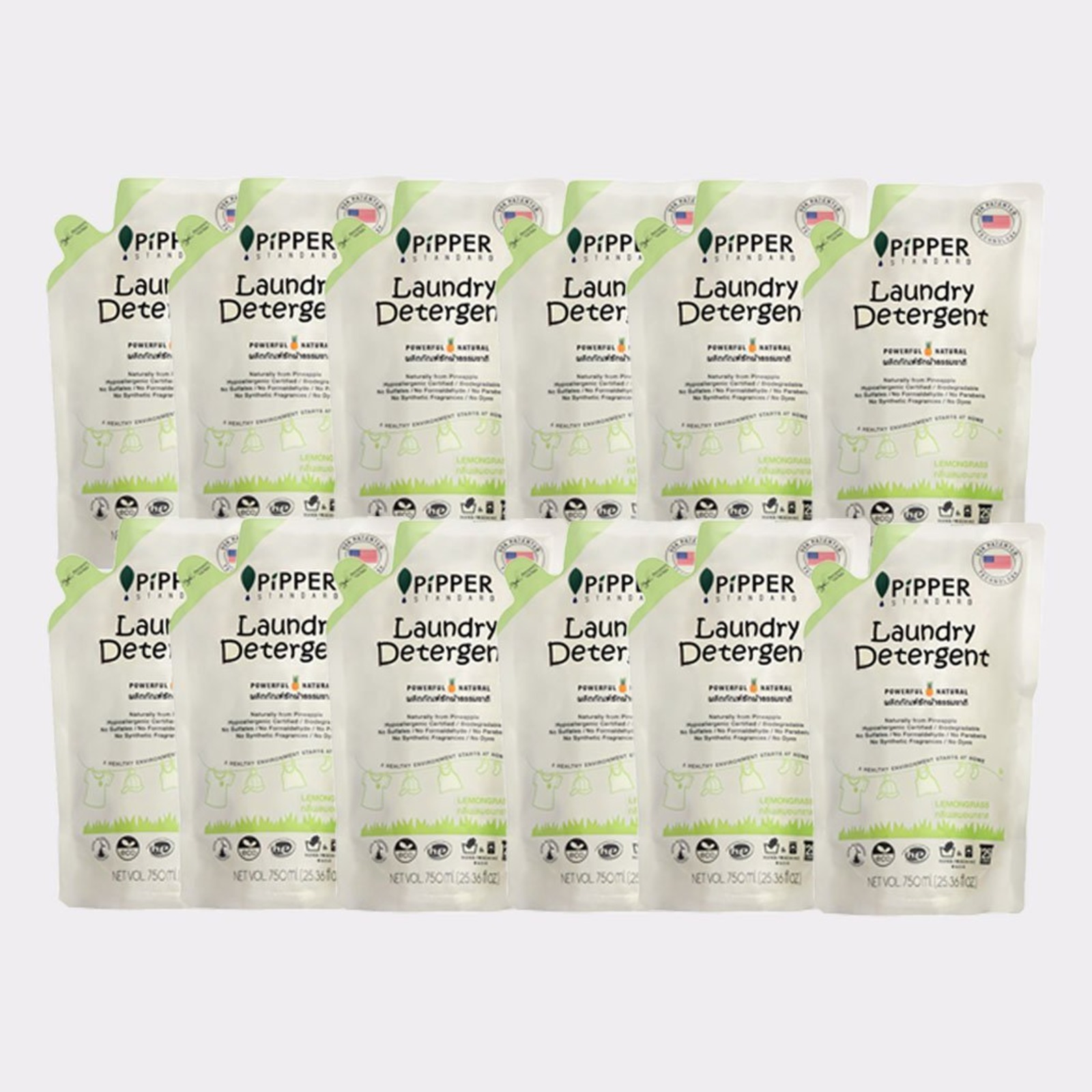 PiPPER Standard Laundry Detergent Lemongrass Refill