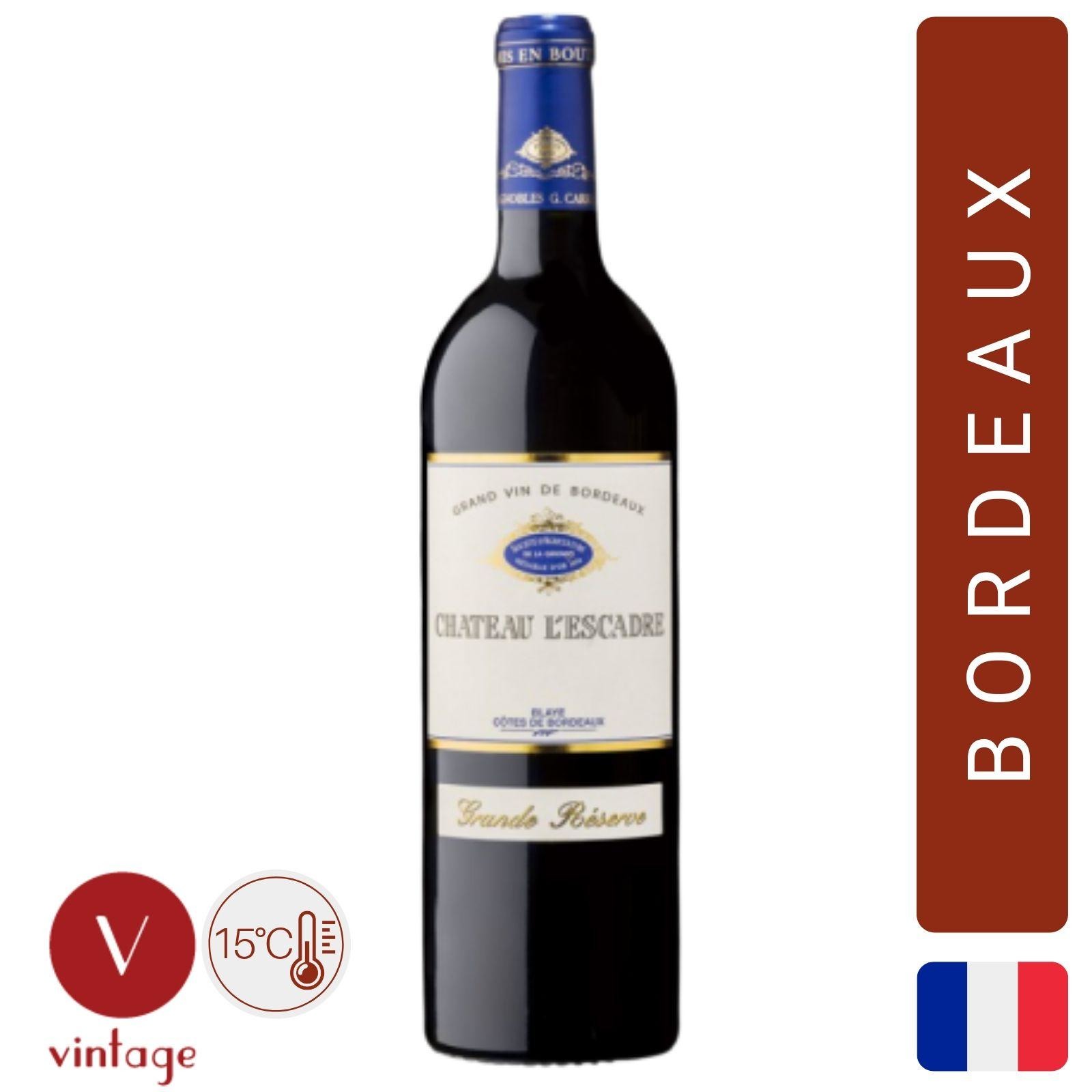 Chateau l'Escadre Grande Reserve - Bordeaux Red Wine