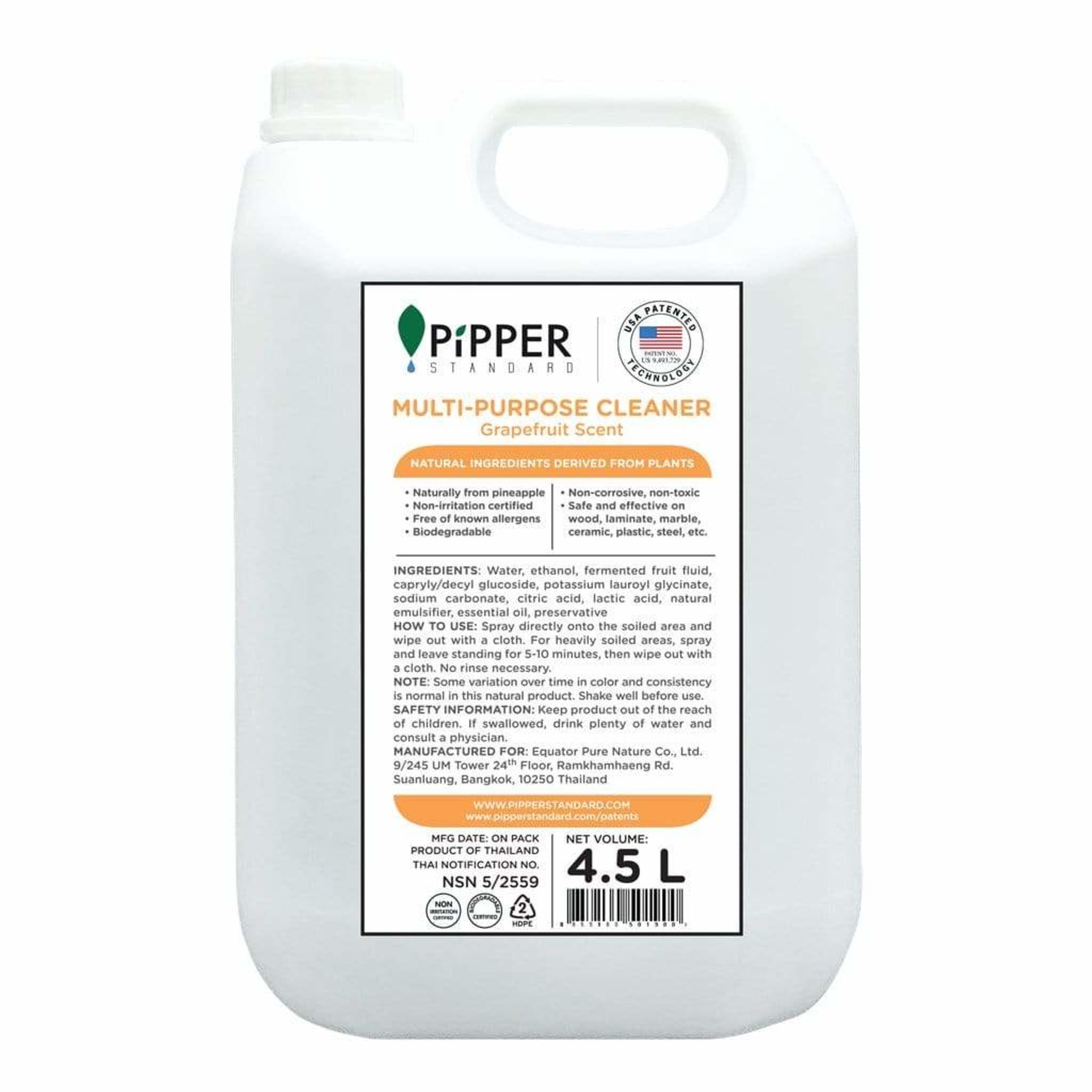 PiPPER Multi-Purpose Cleaner Grapefruit