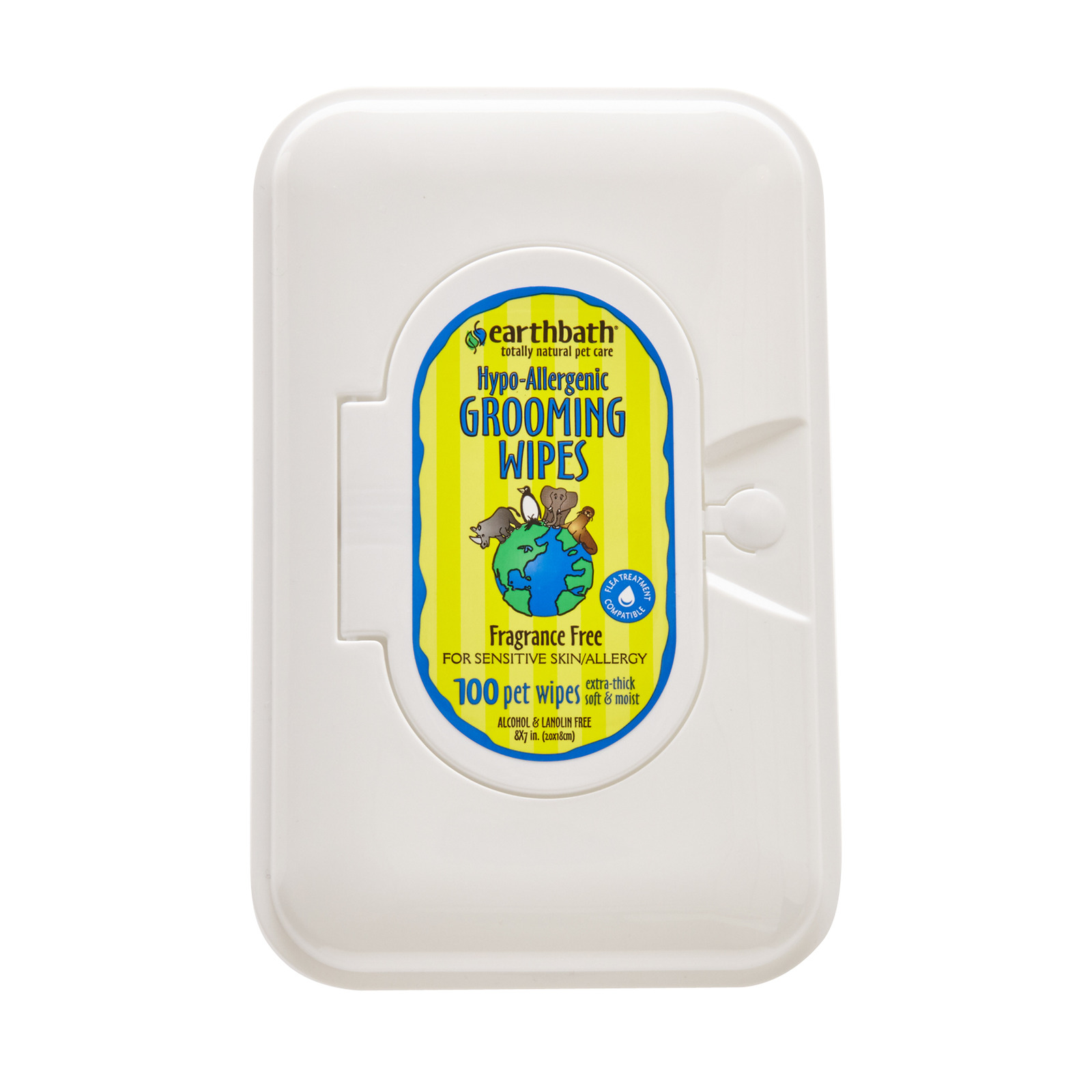 Earthbath Dog Hypo-allergenic Wipes 100pcs
