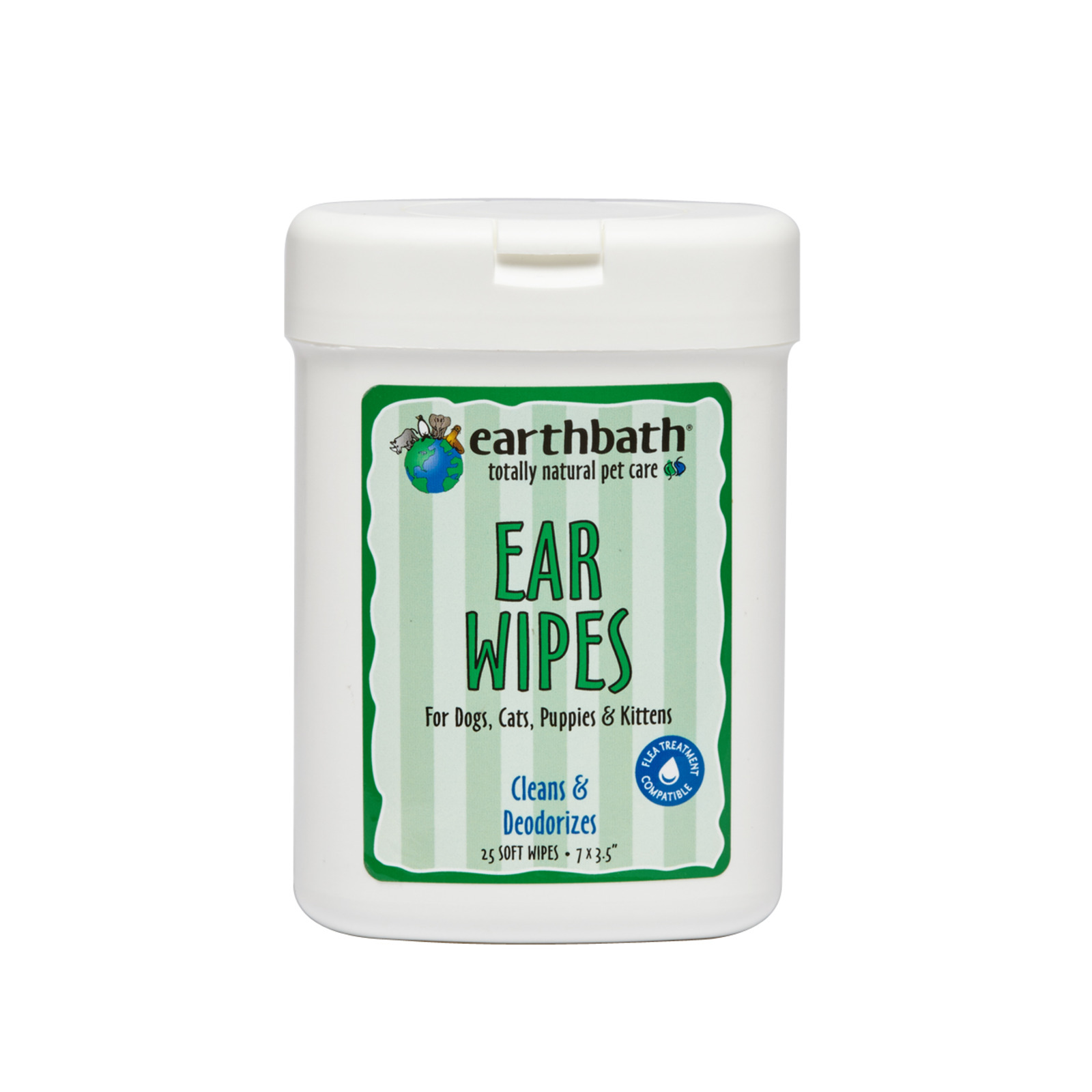 Earthbath Ear Wipes 25pcs