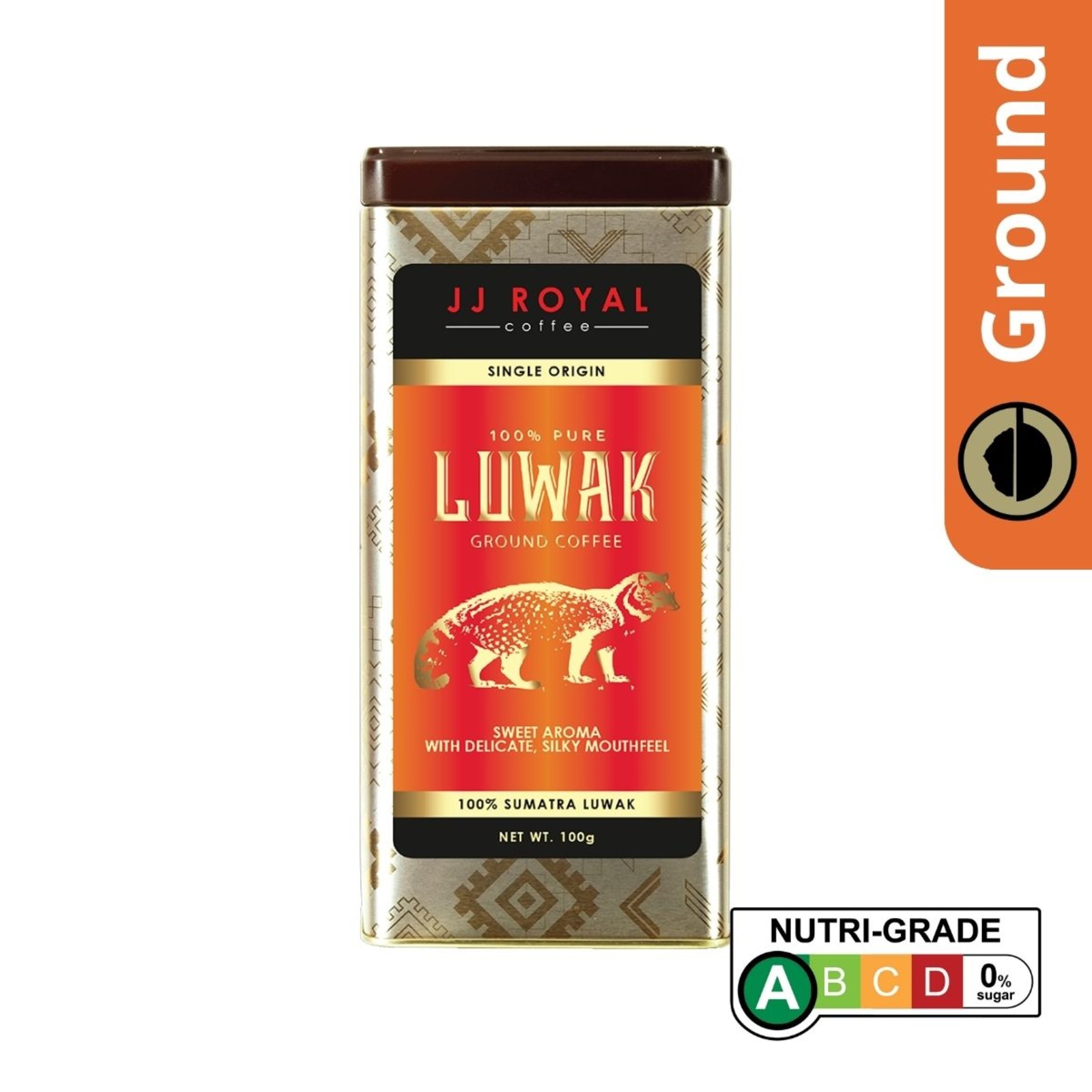 JJ Royal Coffee - 100% Pure Luwak (Ground)