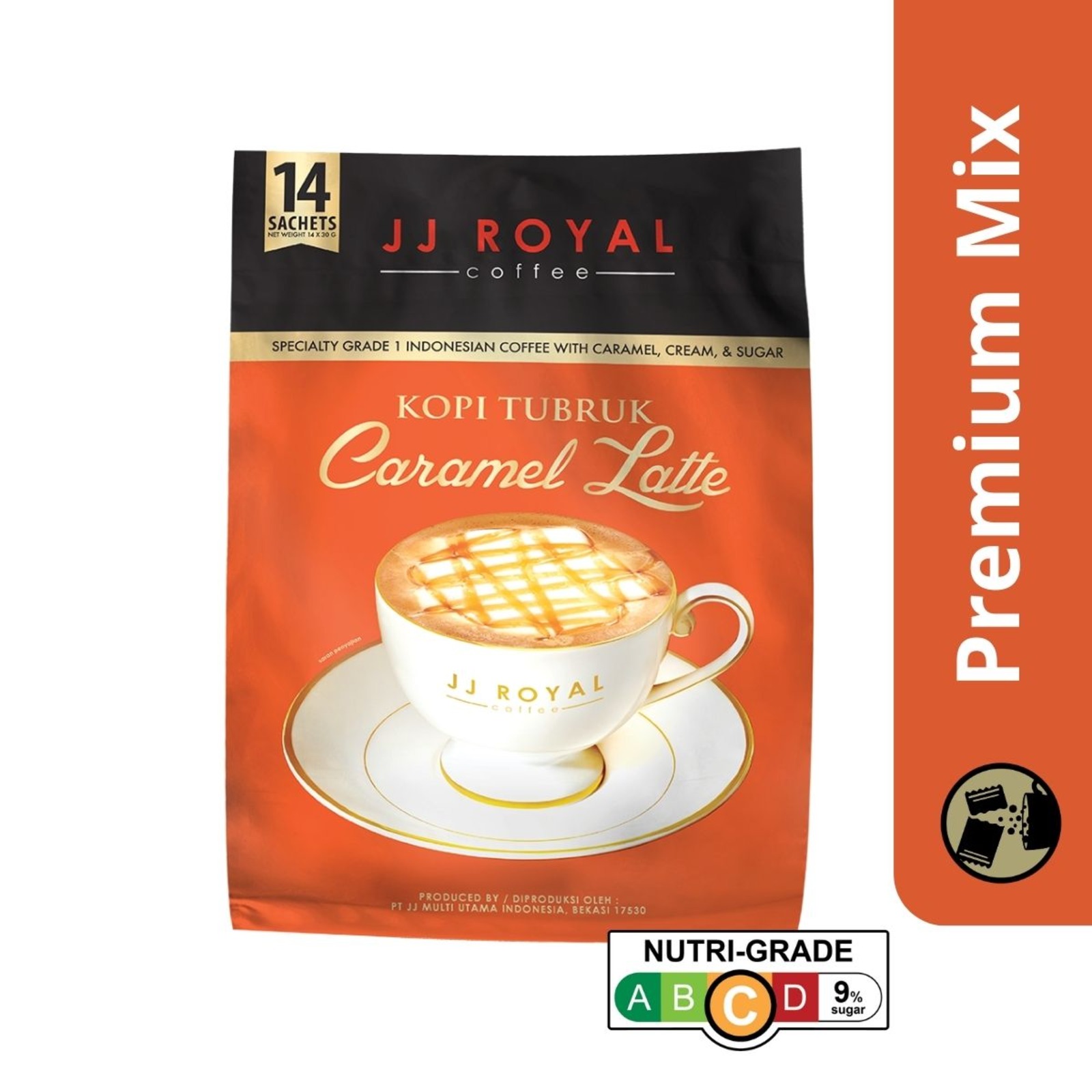 JJ Royal Coffee - Caramel Latte (Premix)