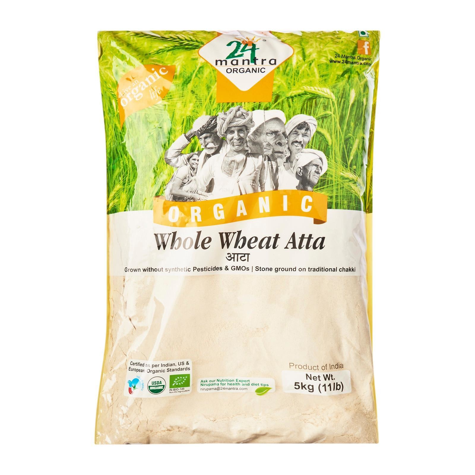 24 Mantra Organic - Whole Wheat Atta