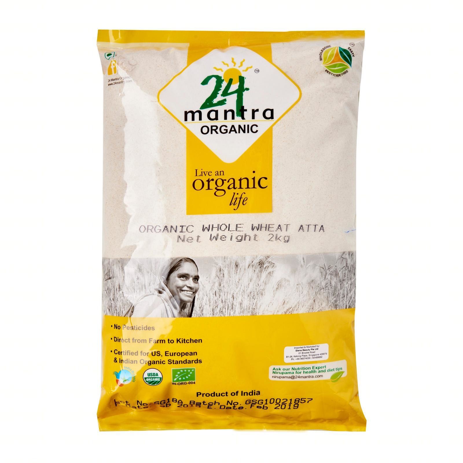 24 Mantra Organic - Whole Wheat Atta
