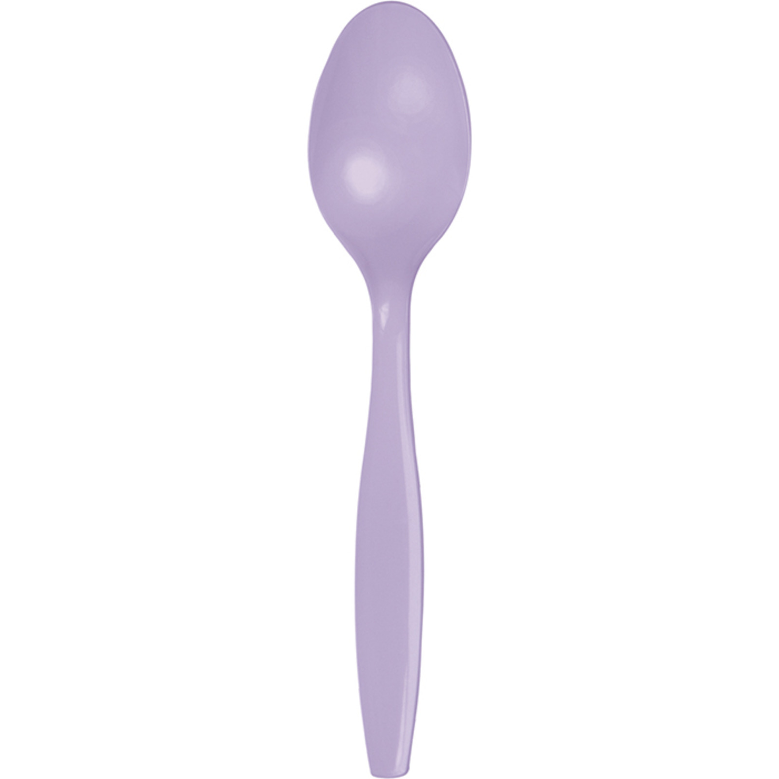 Creative Converting Lavender Plastic Dessert Spoons