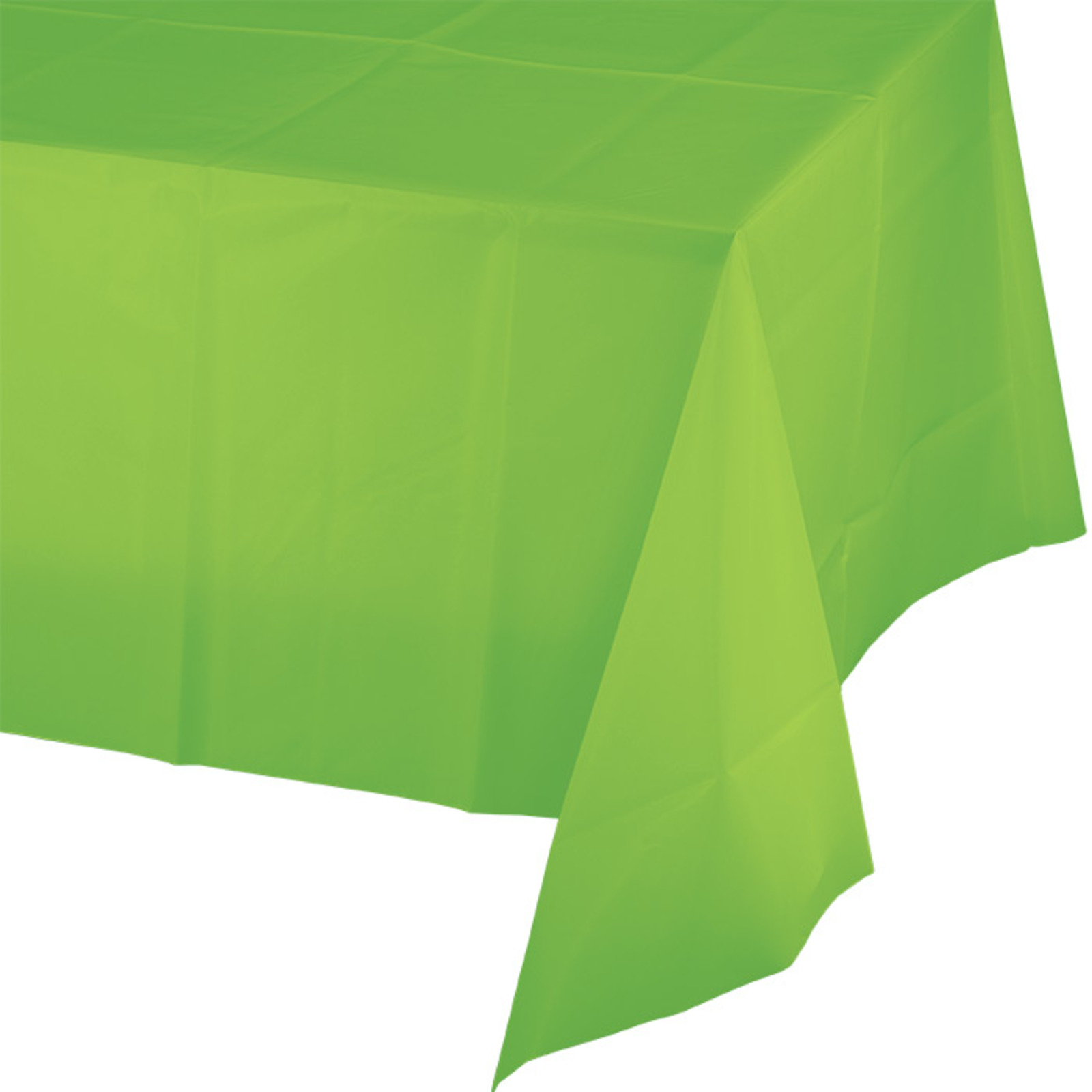 Creative Converting Lime Green Plastic Tablecover
