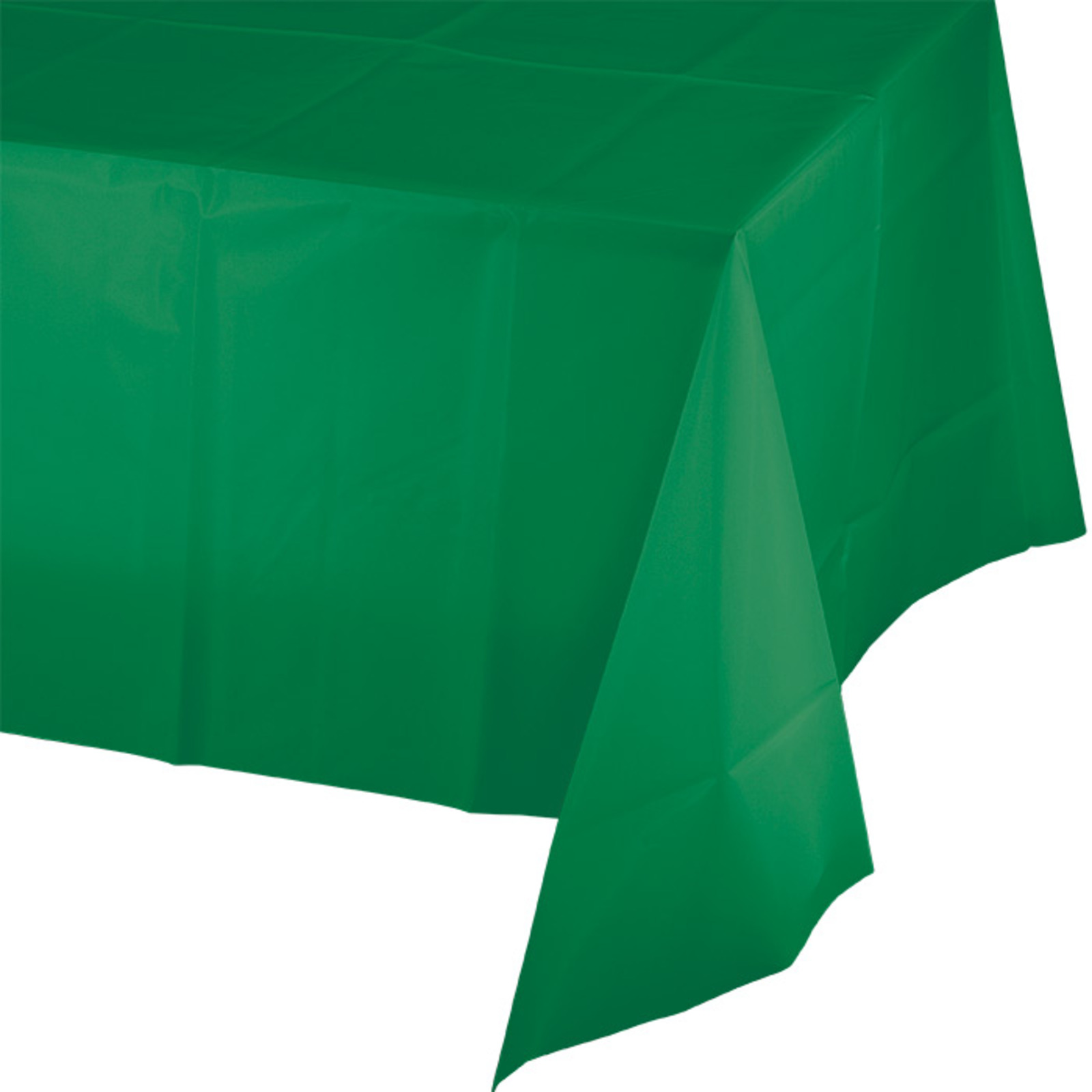 Creative Converting Green Plastic Tablecover
