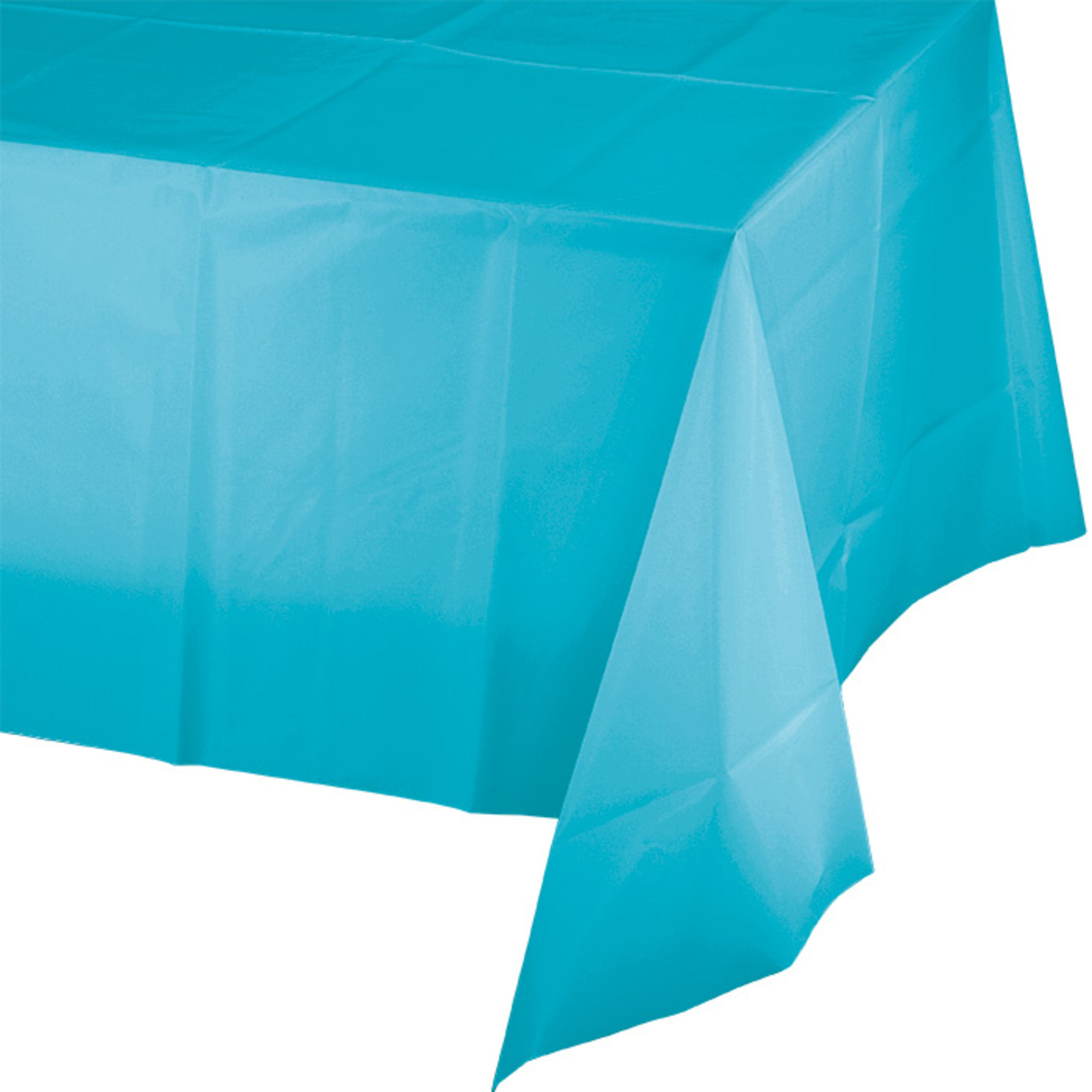 Creative Converting Bermuda Blue Plastic Tablecover